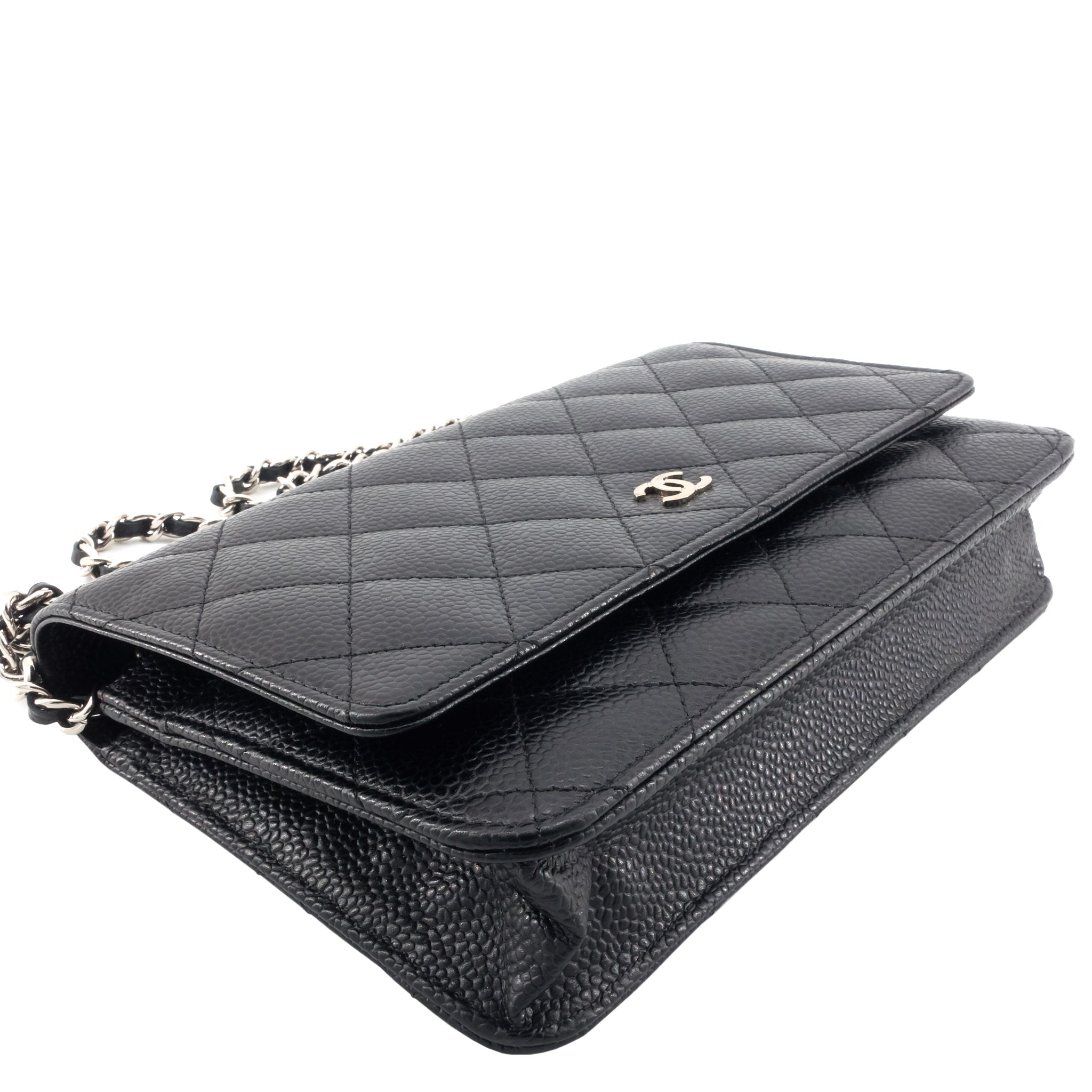 Chanel Wallet on Chain Caviar Leather Bag