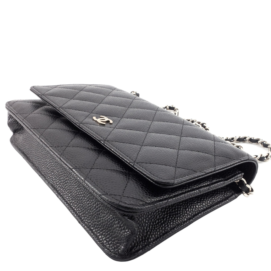 Chanel Wallet on Chain Caviar Leather Bag
