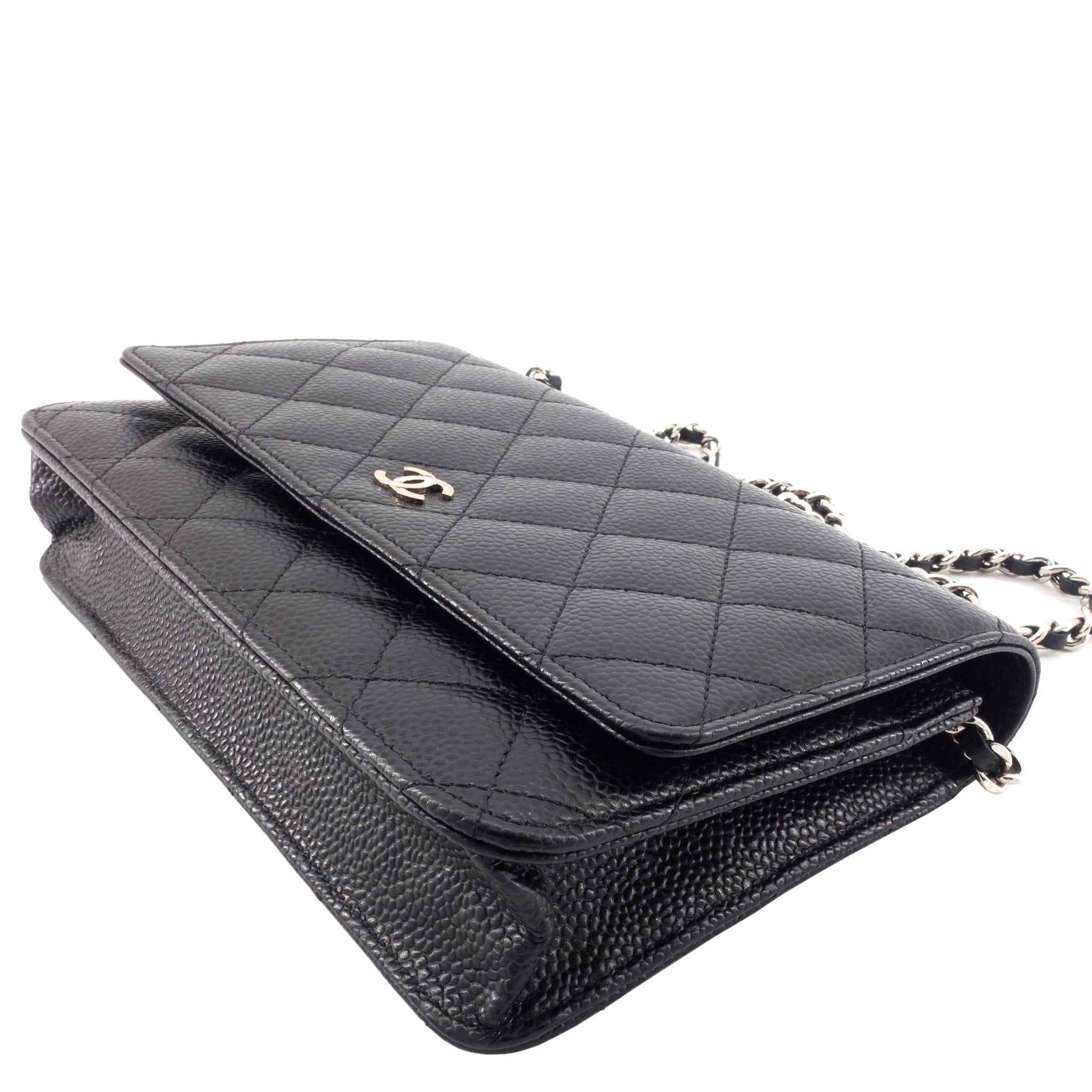 Chanel Wallet on Chain Caviar Leather Bag