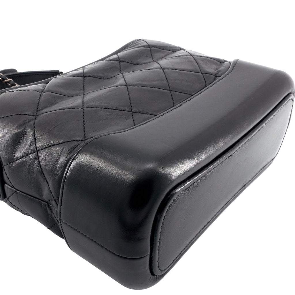 Chanel Gabrielle Small Aged Leather Hobo Bag