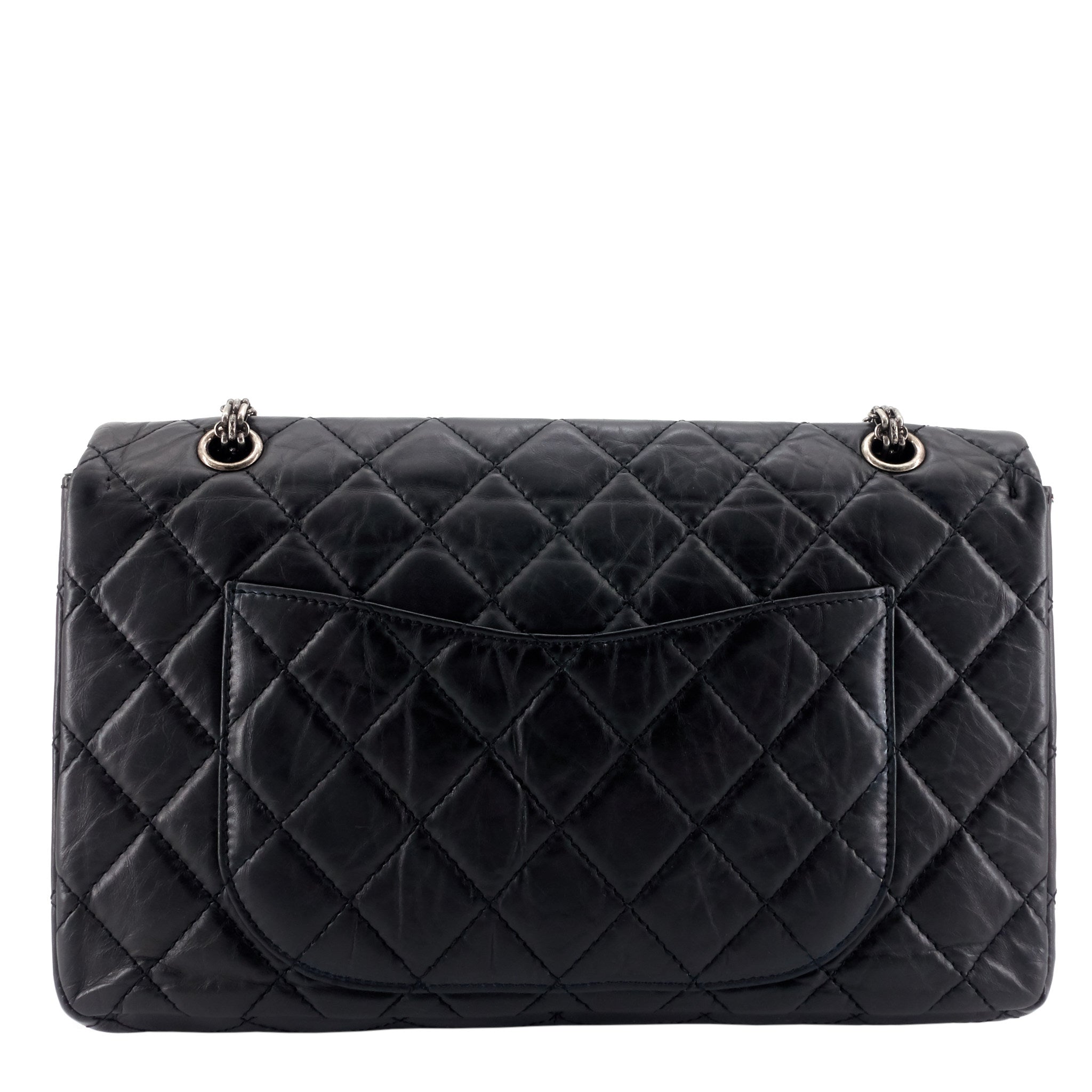 Chanel 2.55 Large Aged Leather Flap Bag