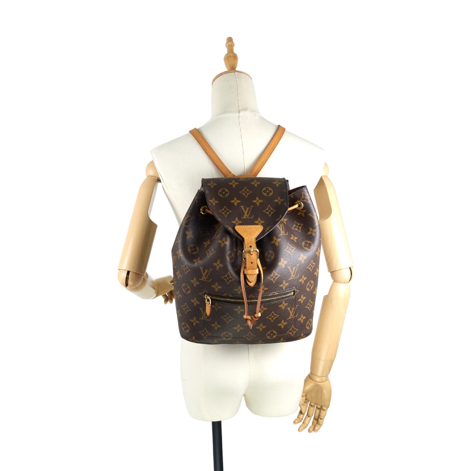 Louis Vuitto Montsouris NM Monogram Canvas Backpack Bag