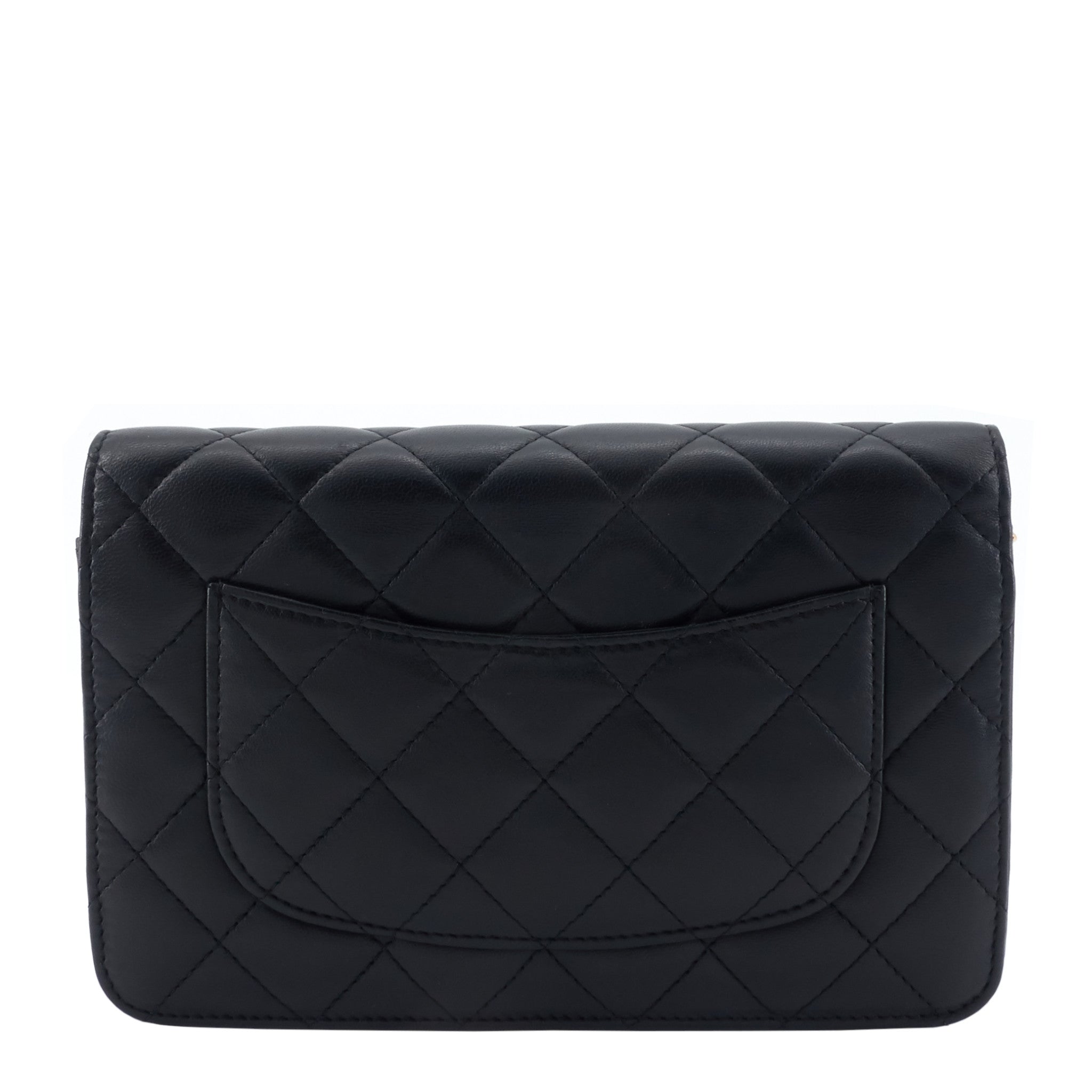 Chanel Wallet on Chain Lambskin Leather Bag