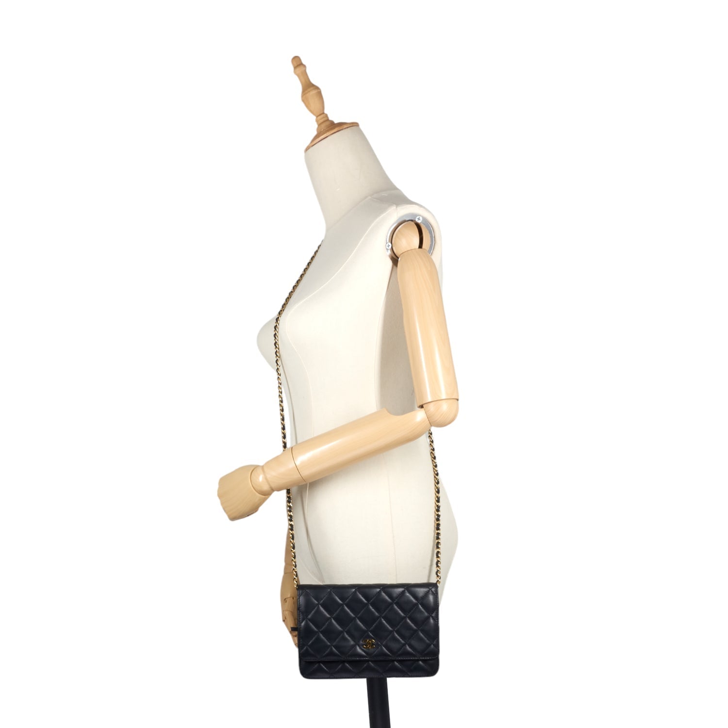Chanel Wallet on Chain Lambskin Leather Bag