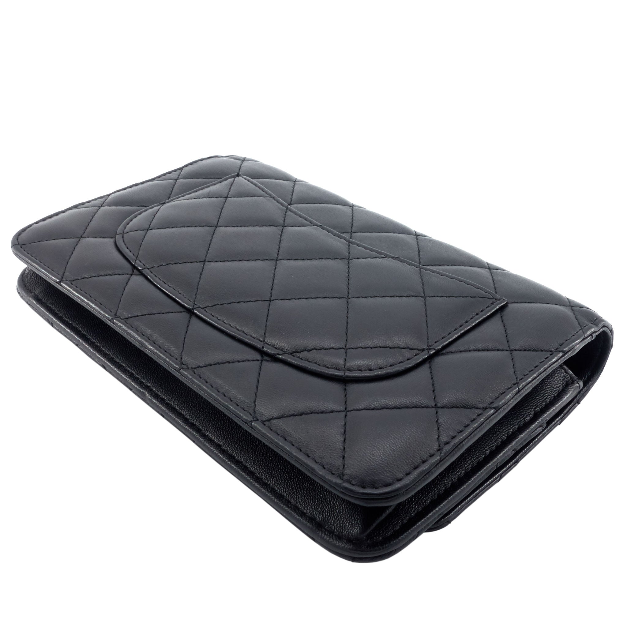 Chanel Wallet on Chain Lambskin Leather Bag