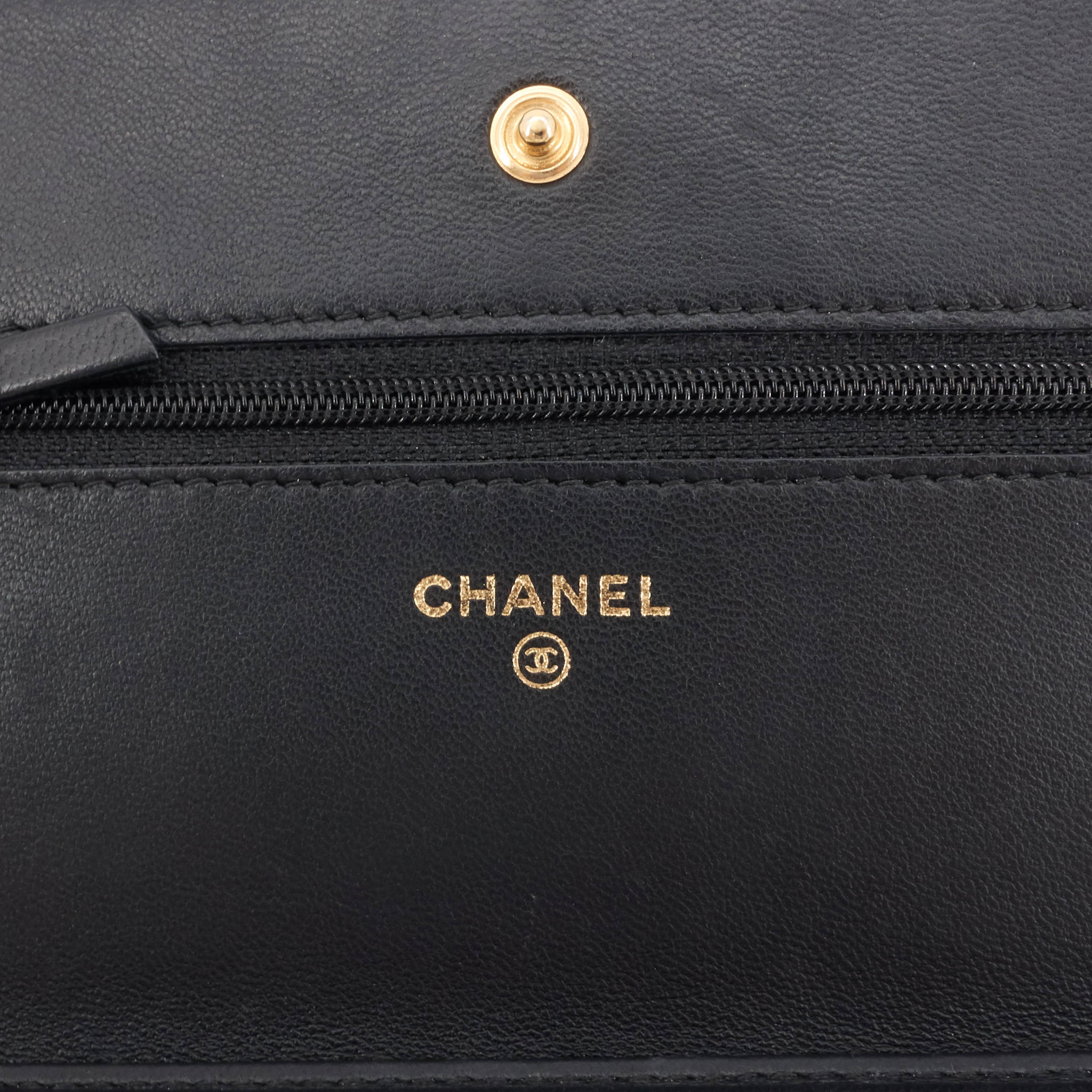 Chanel Wallet on Chain Lambskin Leather Bag