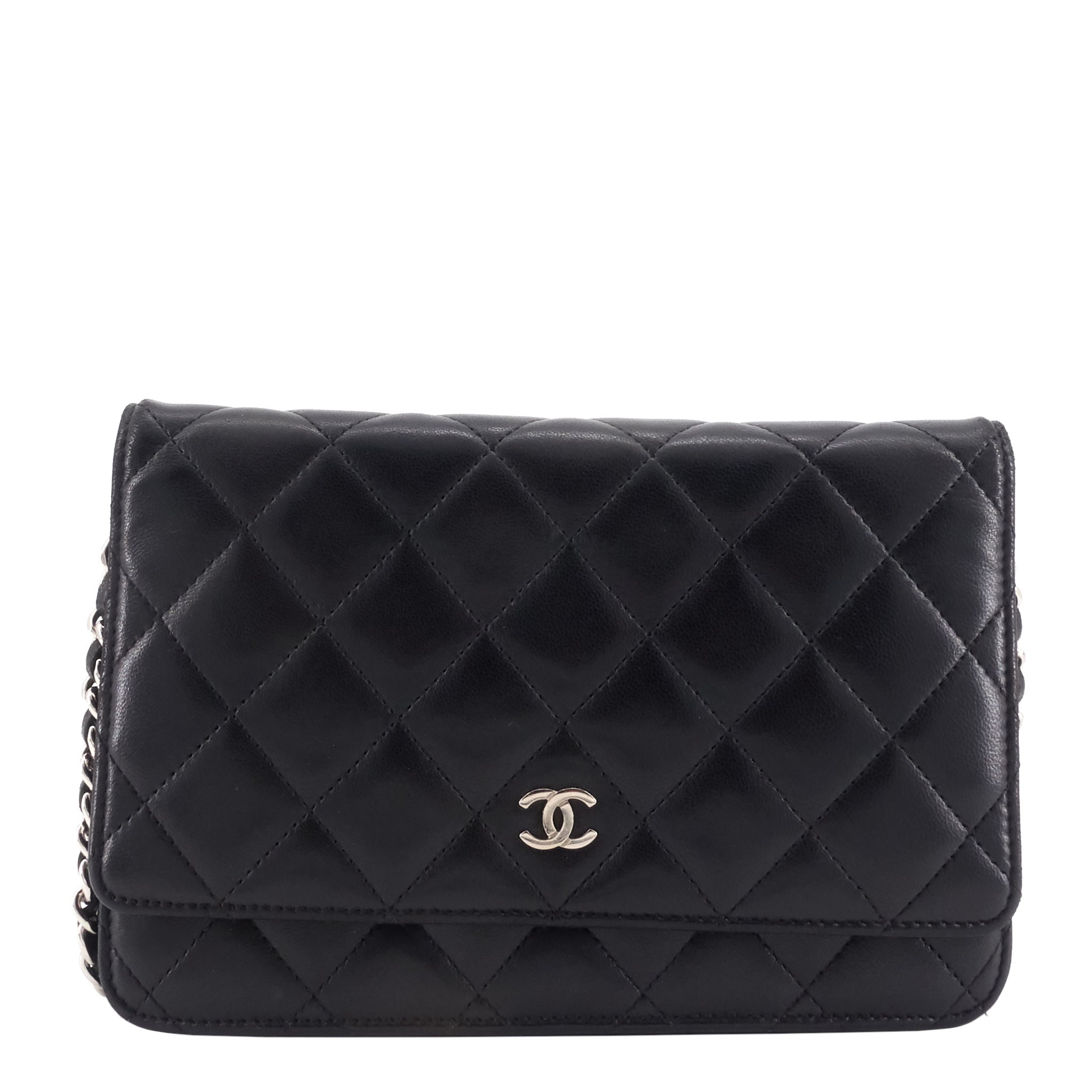 Chanel Lambskin Leather Wallet on Chain Bag