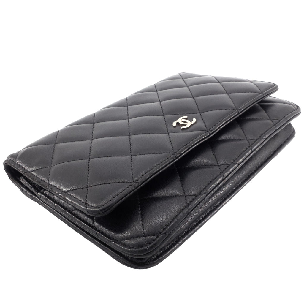 Chanel Lambskin Leather Wallet on Chain Bag