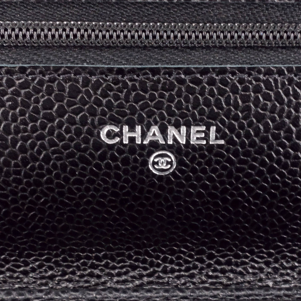 Chanel Wallet on Chain Caviar Leather Bag