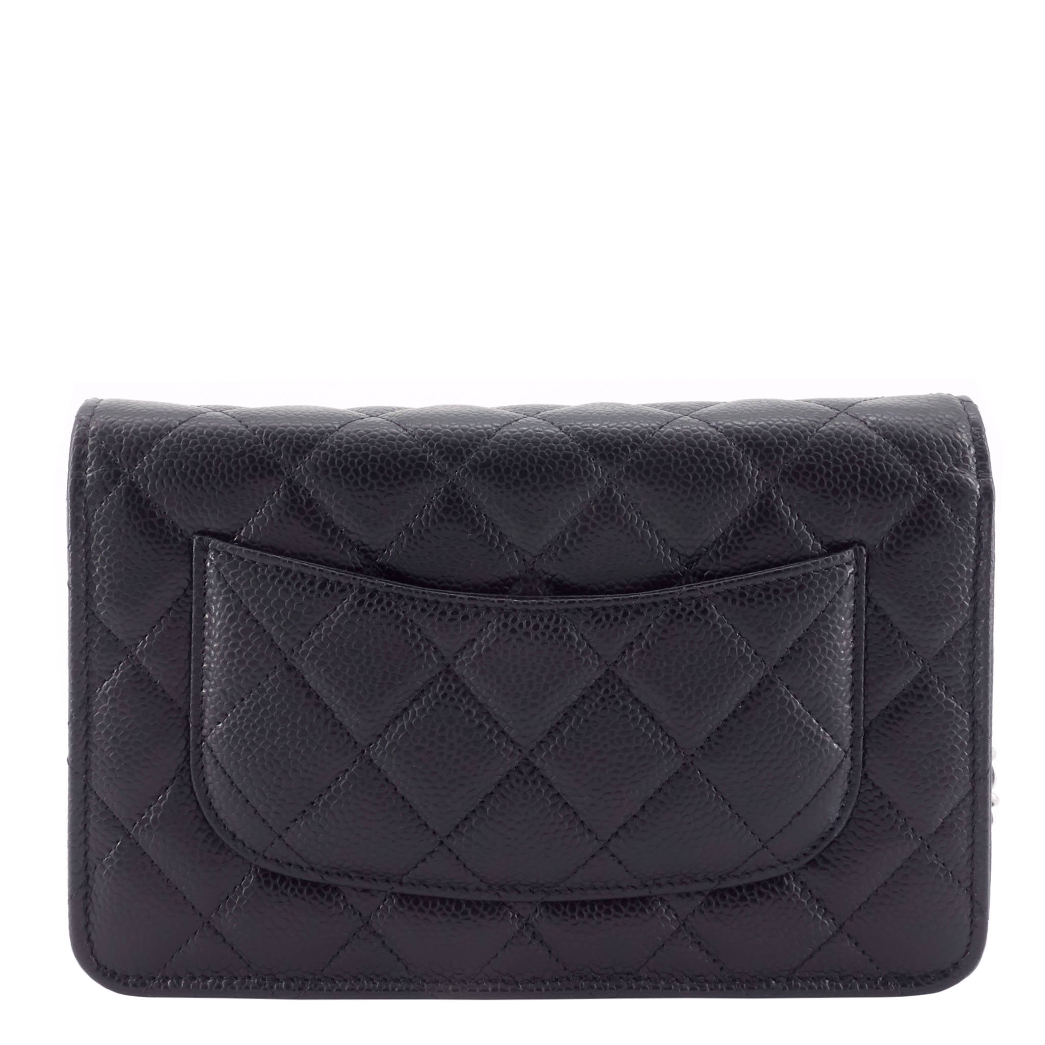 Chanel Wallet on Chain Caviar Leather Bag