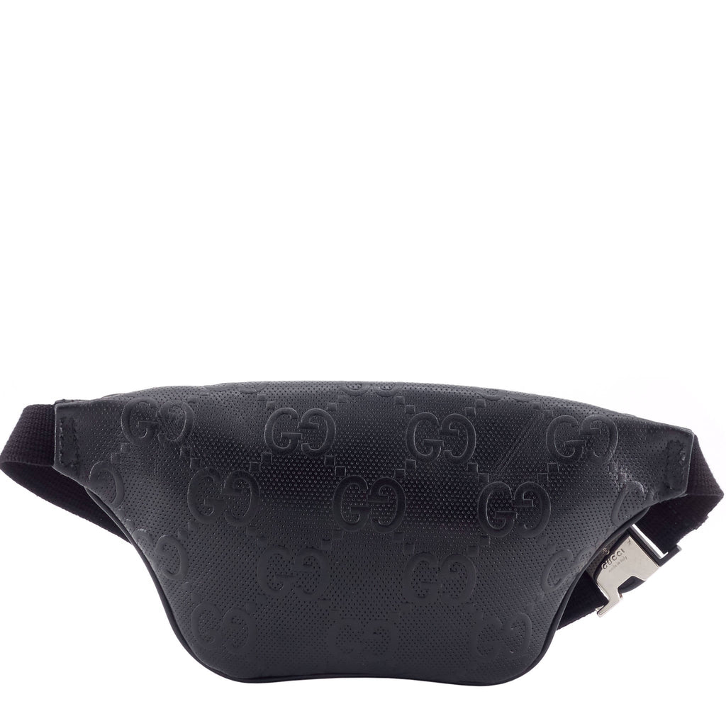 Gucci GG Embossed Leather Belt Bag