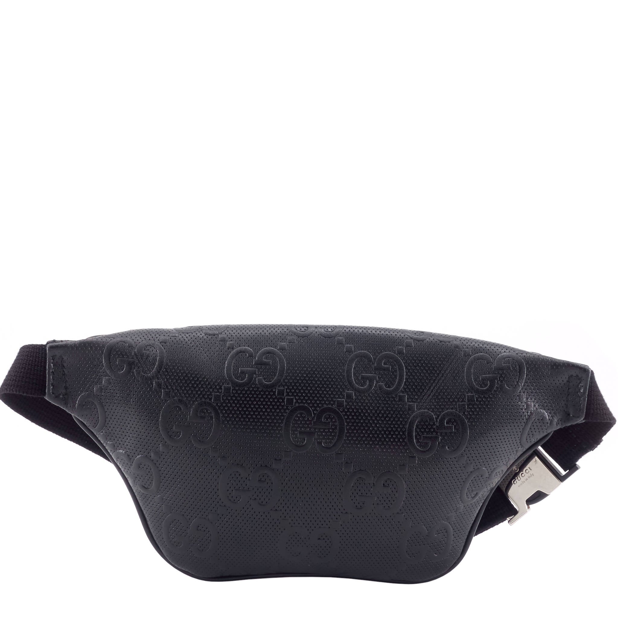 Gucci GG Embossed Leather Belt Bag
