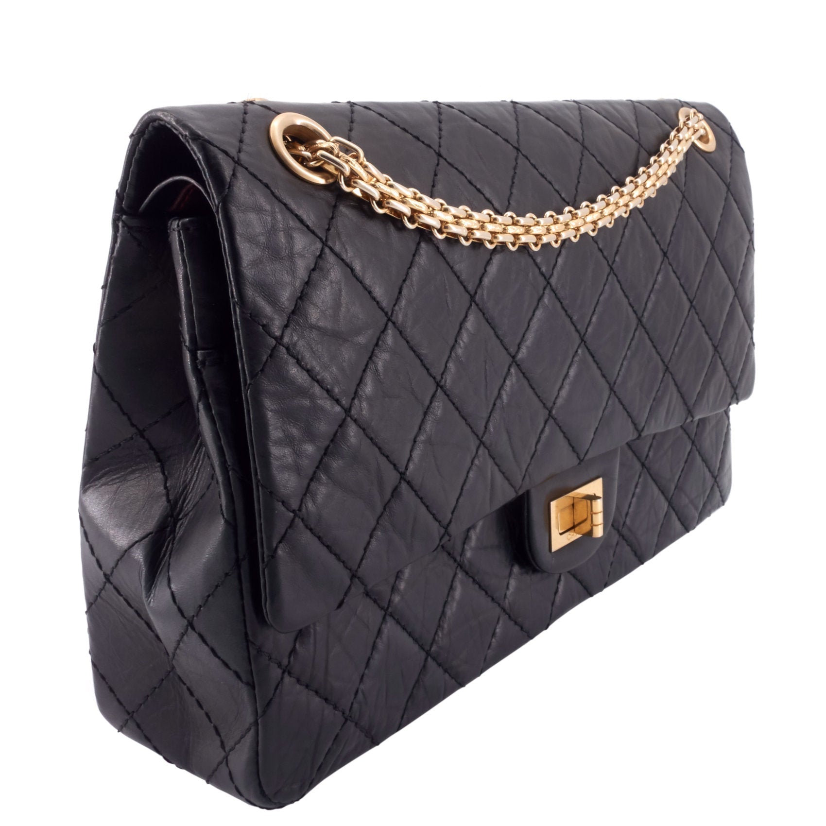 Chanel 2.55 Reissue 226 Aged Calfskin Double Flap Bag