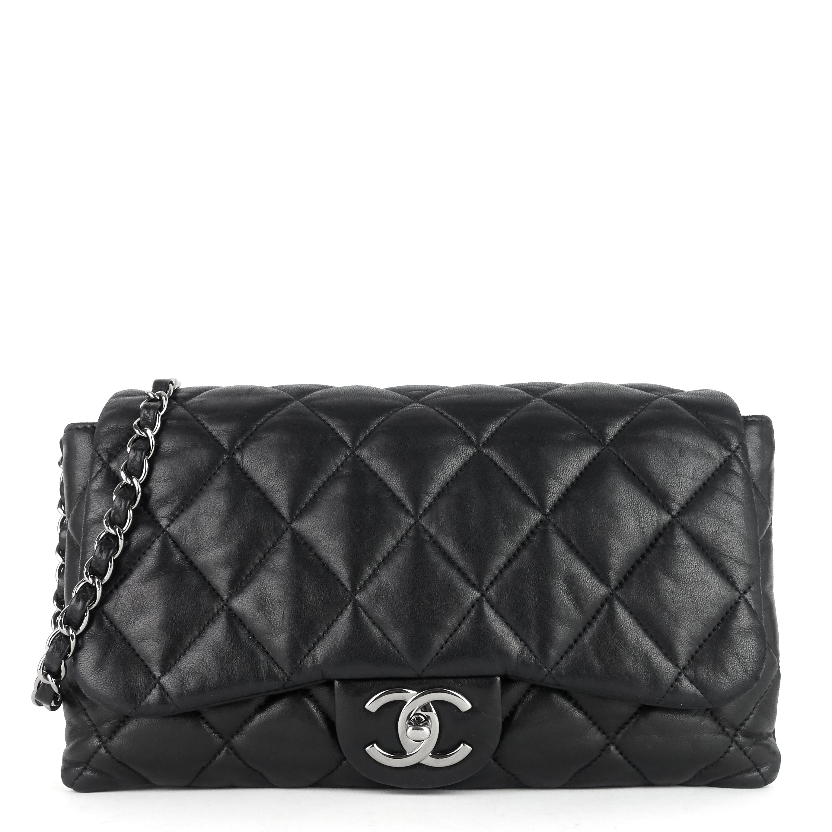 Chanel Accordion Lambskin Flap Bag