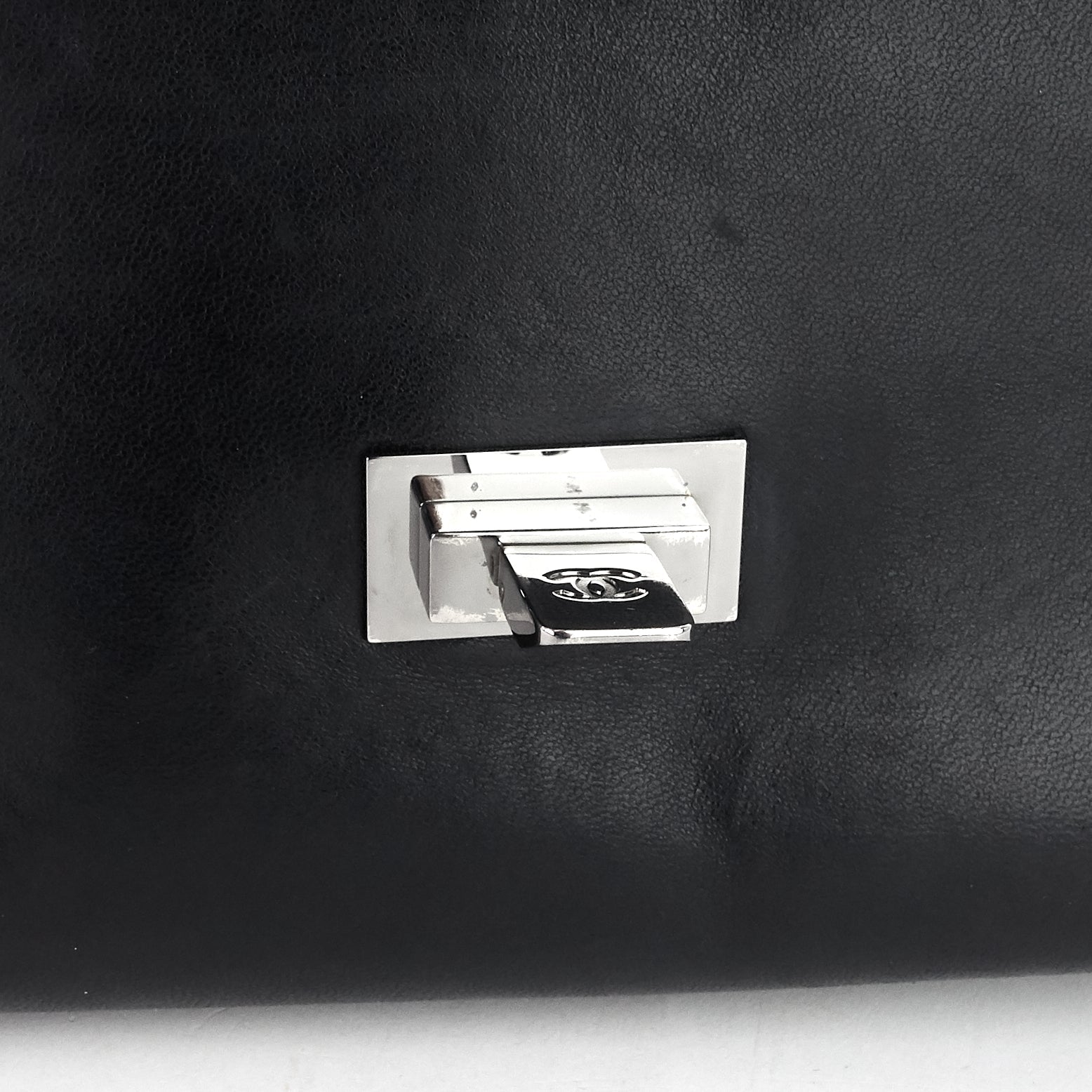 Chanel Lambskin Leather Fliplock Shoulder Bag