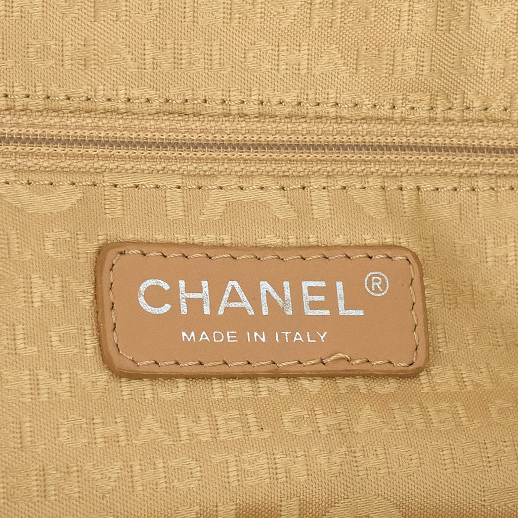 Chanel Choco Bar Caviar Shoulder Bag