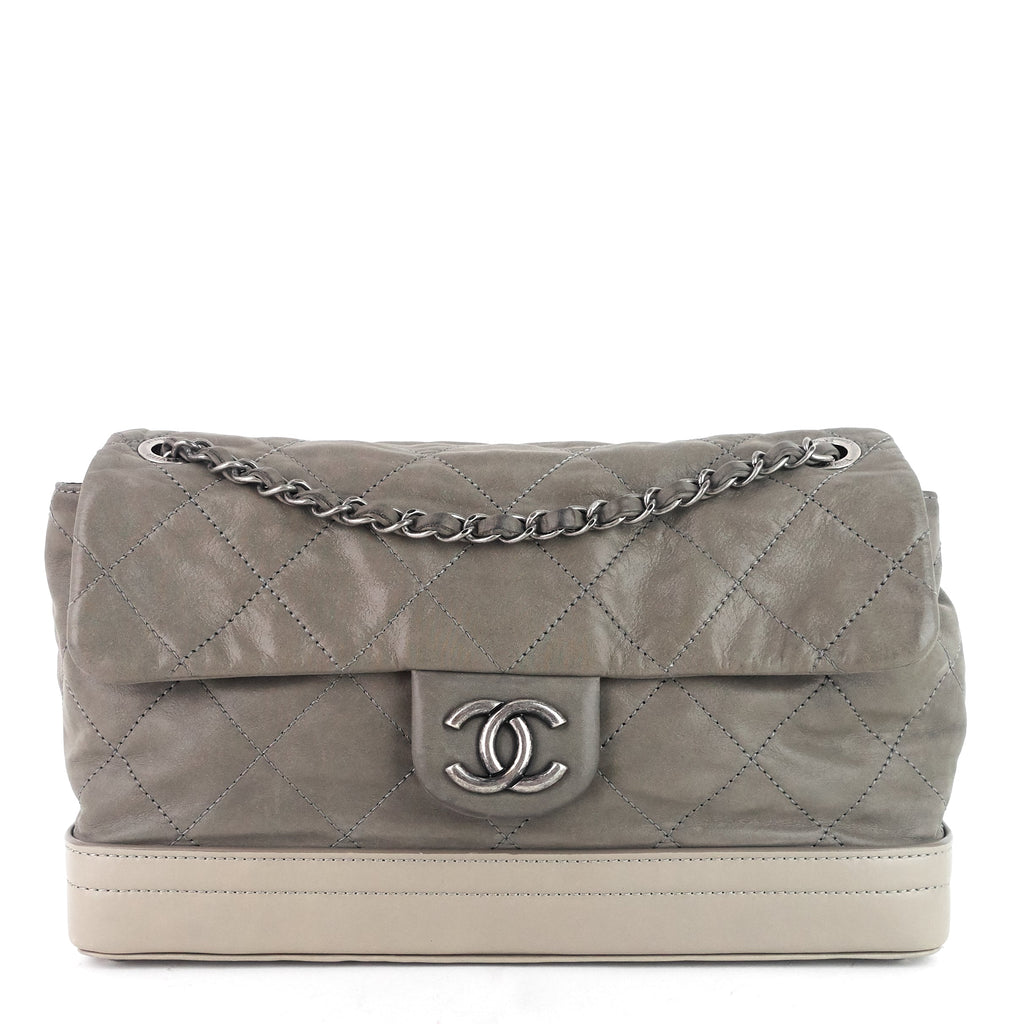 Chanel Leather XL Classic Flap Shoulder Bag