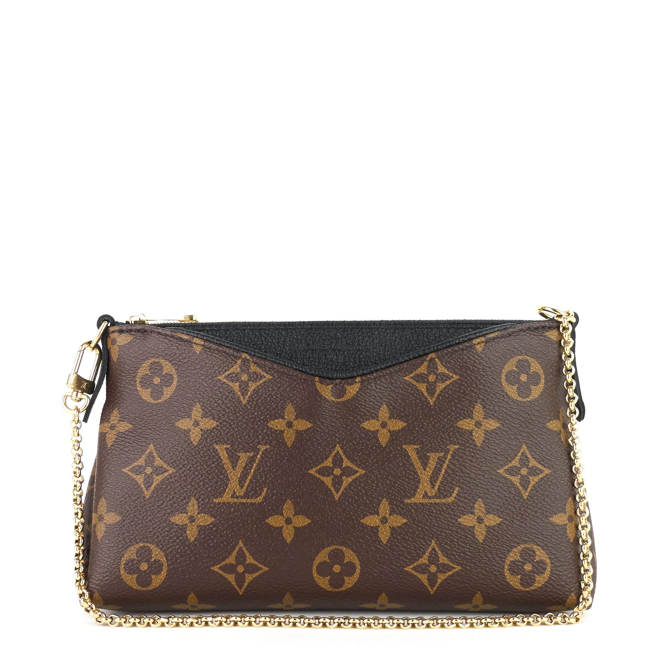 Louis Vuitto Pallas Monogram Canvas Clutch Bag