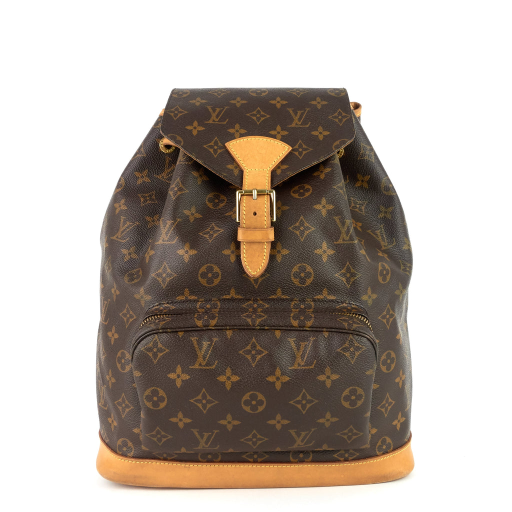 Louis Vuitto Montsouris GM Monogram Canvas Backpack Bag