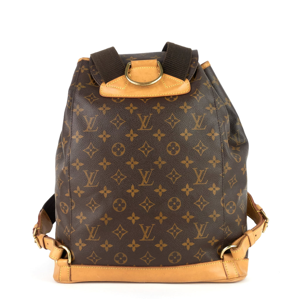 Louis Vuitto Montsouris GM Monogram Canvas Backpack Bag