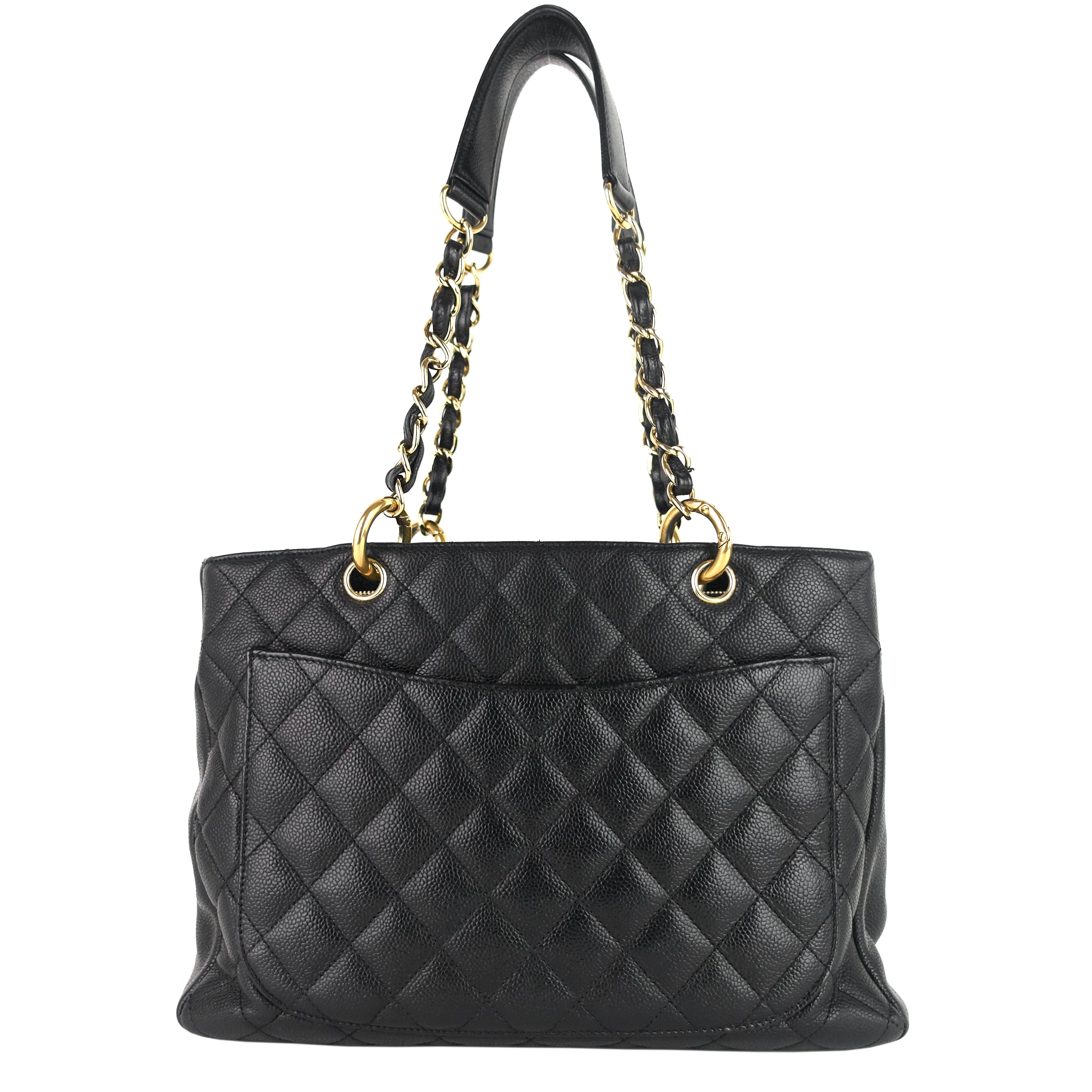 Chanel Grand Shopping Tote GST Caviar Leather Bag