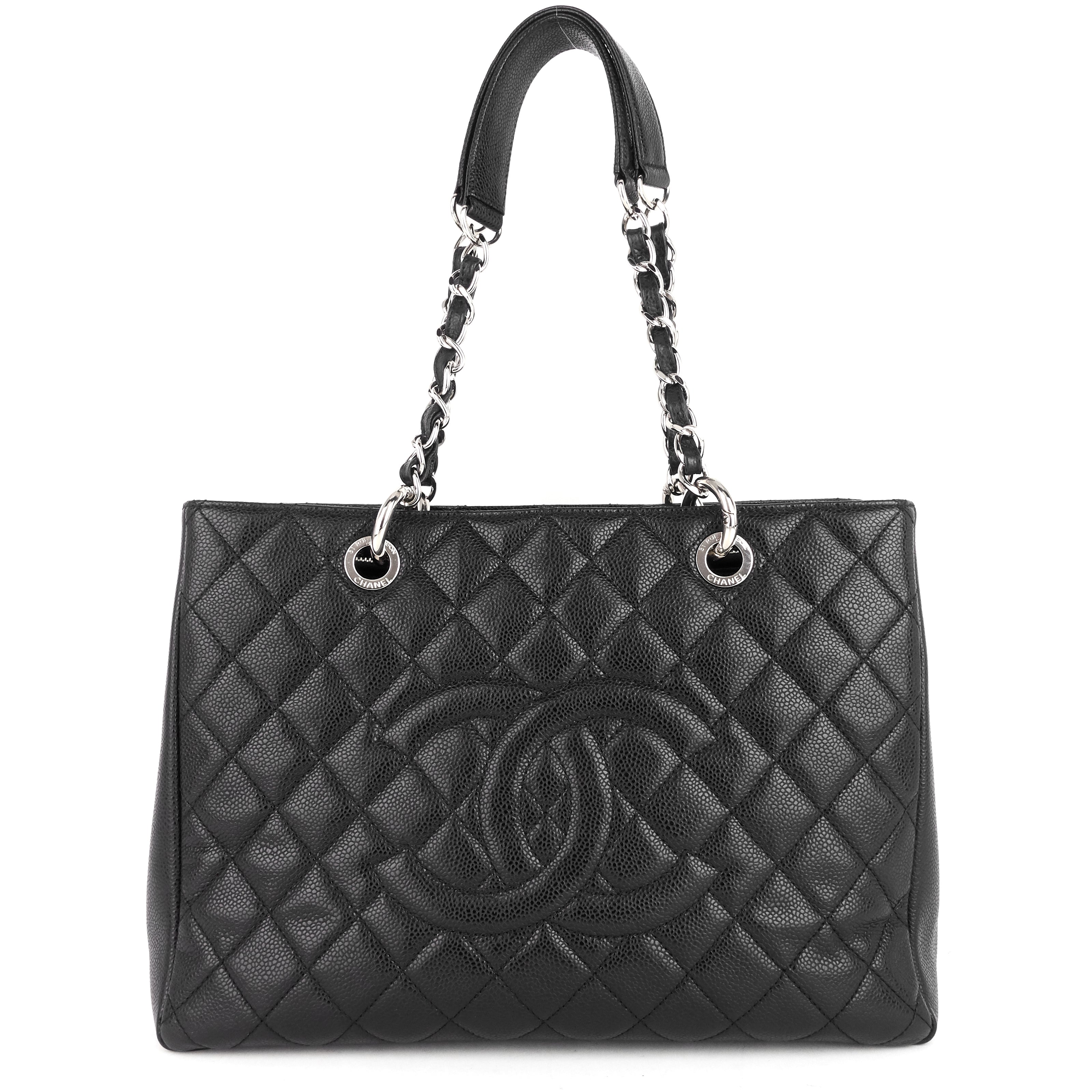 Chanel Grand Shopping Tote GST Caviar Tote Bag