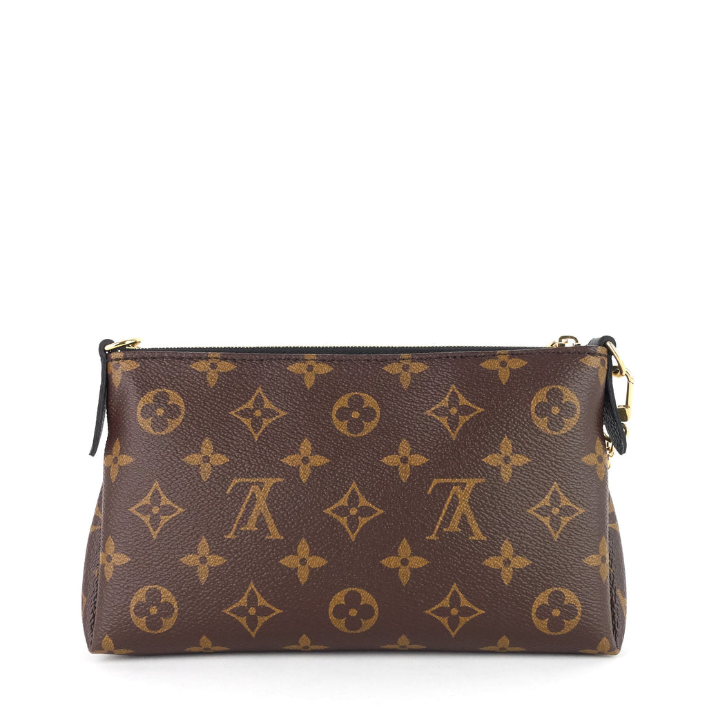 Louis Vuitto Pallas Monogram Canvas Clutch Bag