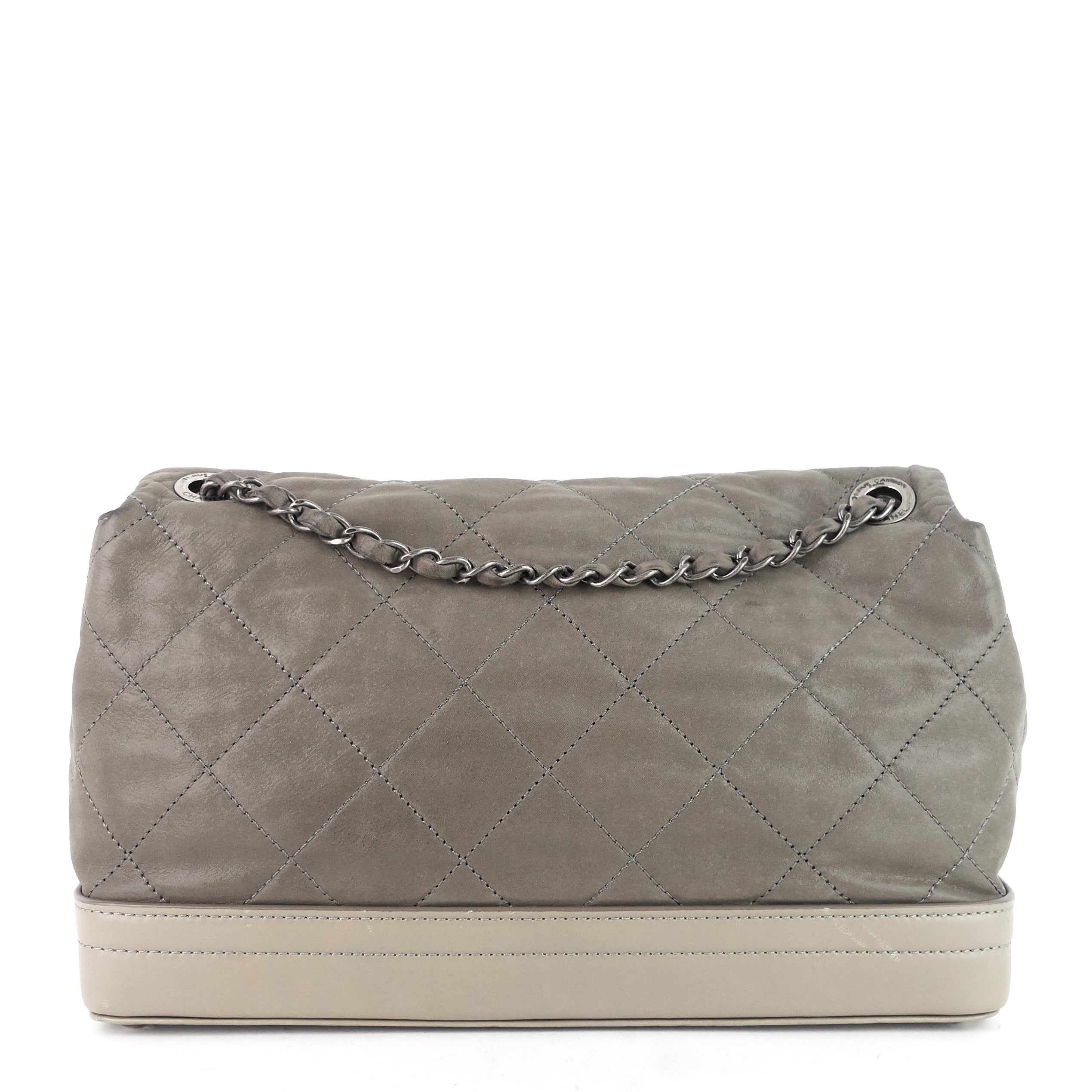 Chanel Leather XL Classic Flap Shoulder Bag