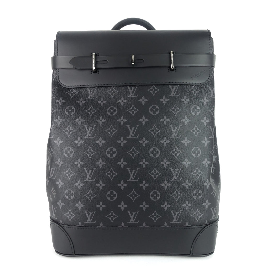 Louis Vuitto Steamer Monogram Eclipse Canvas Backpack