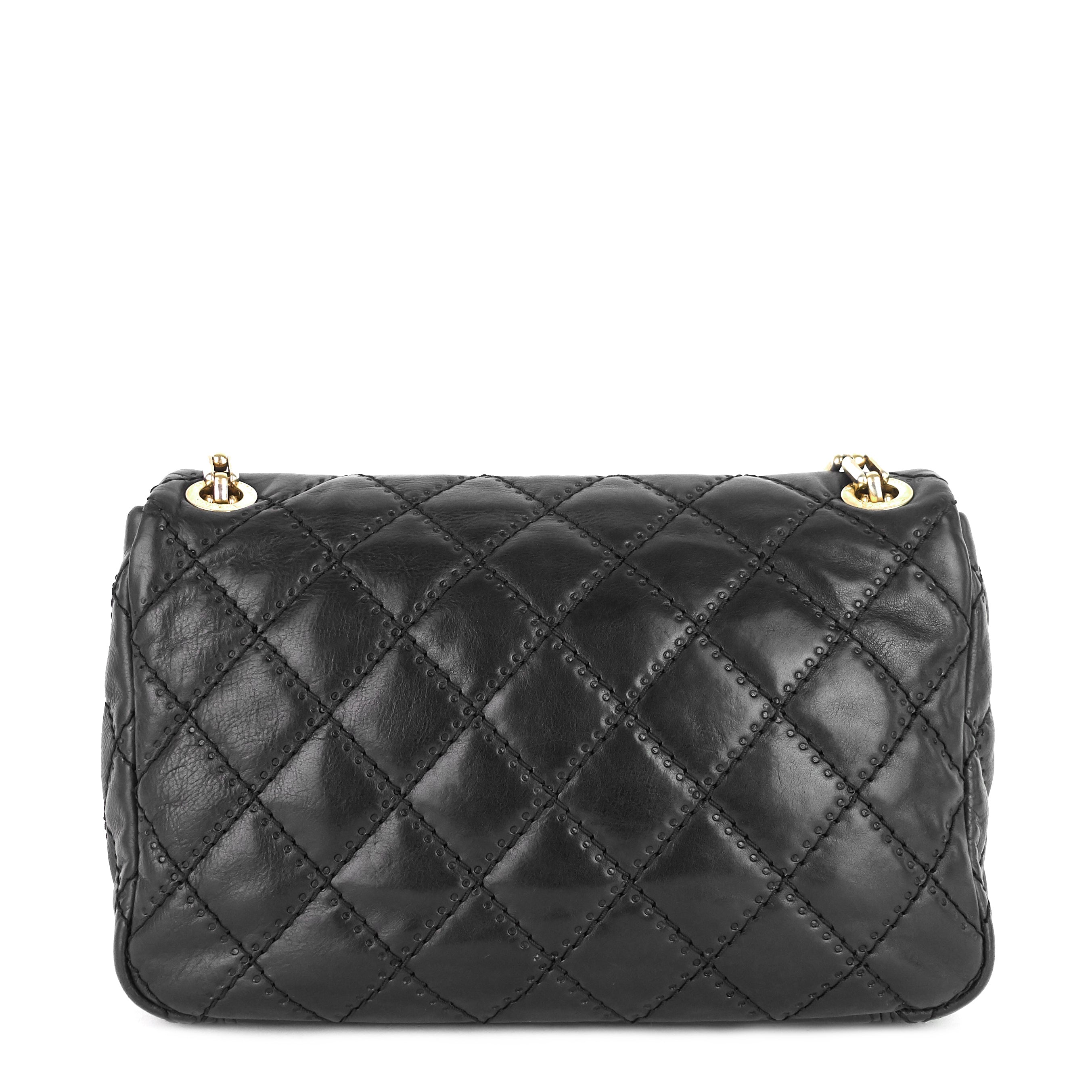 Chanel Retro Chain Medium Calfskin Leather Flap Bag