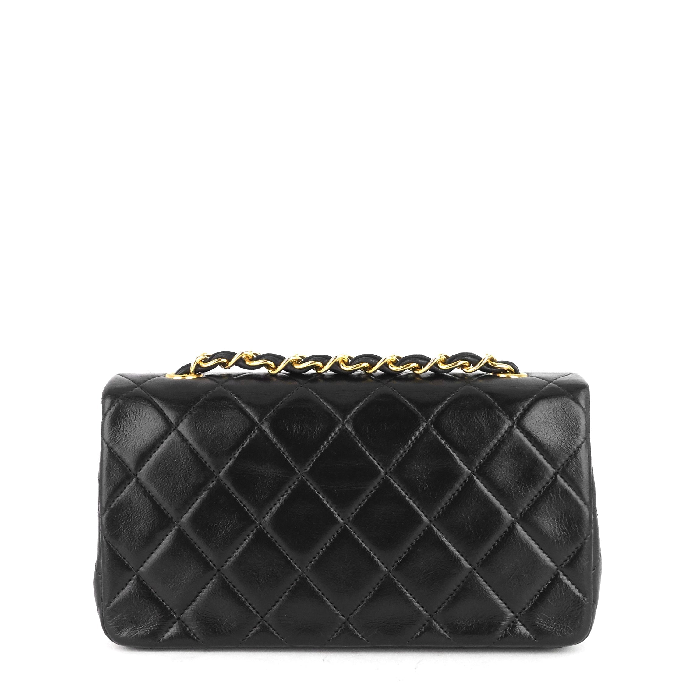 Chanel Lambskin Leather Small Single Flap Bag