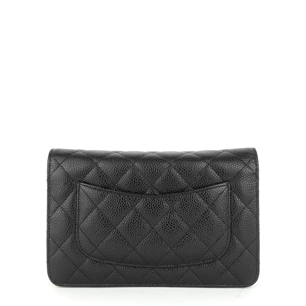 Chanel Wallet on Chain Caviar Leather Bag