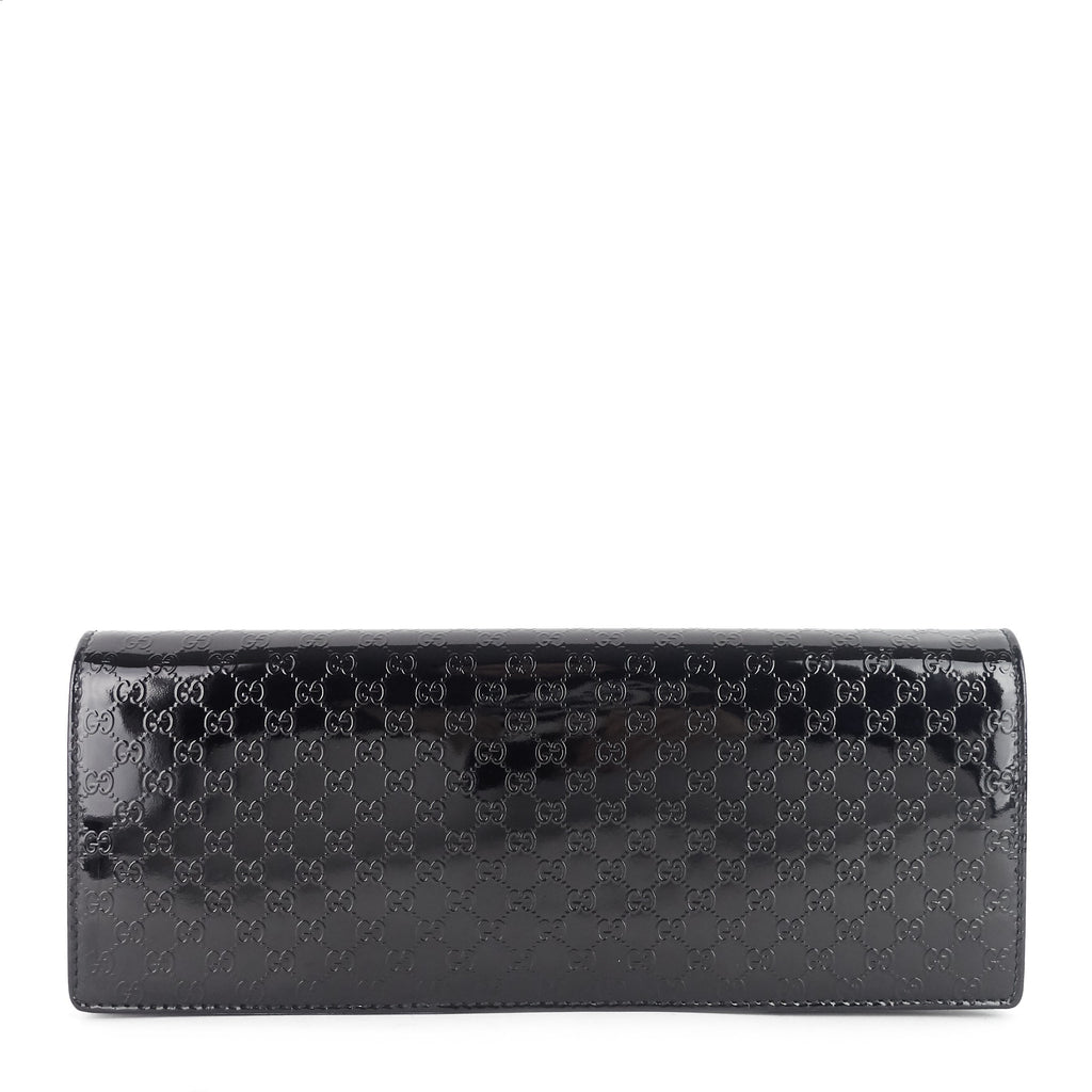 Gucci Micro-Guccissima Patent Leather Broadway Clutch Bag