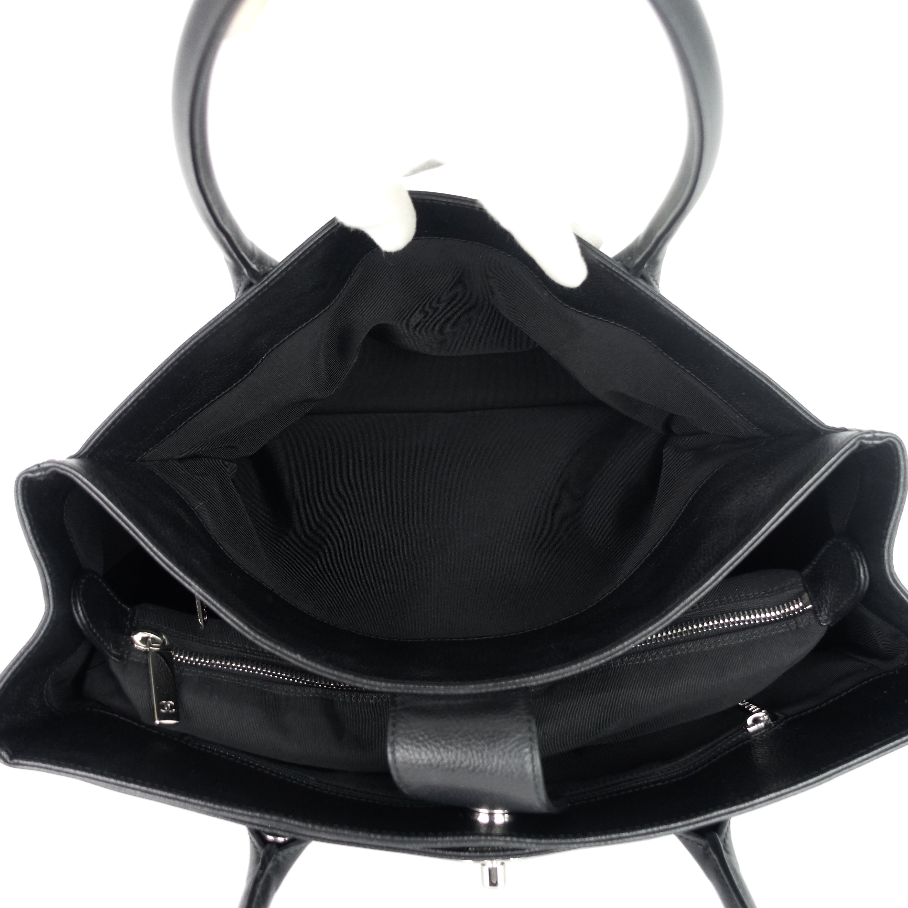 Chanel Chanel Cerf Executive Caviar Leather Tote Bag