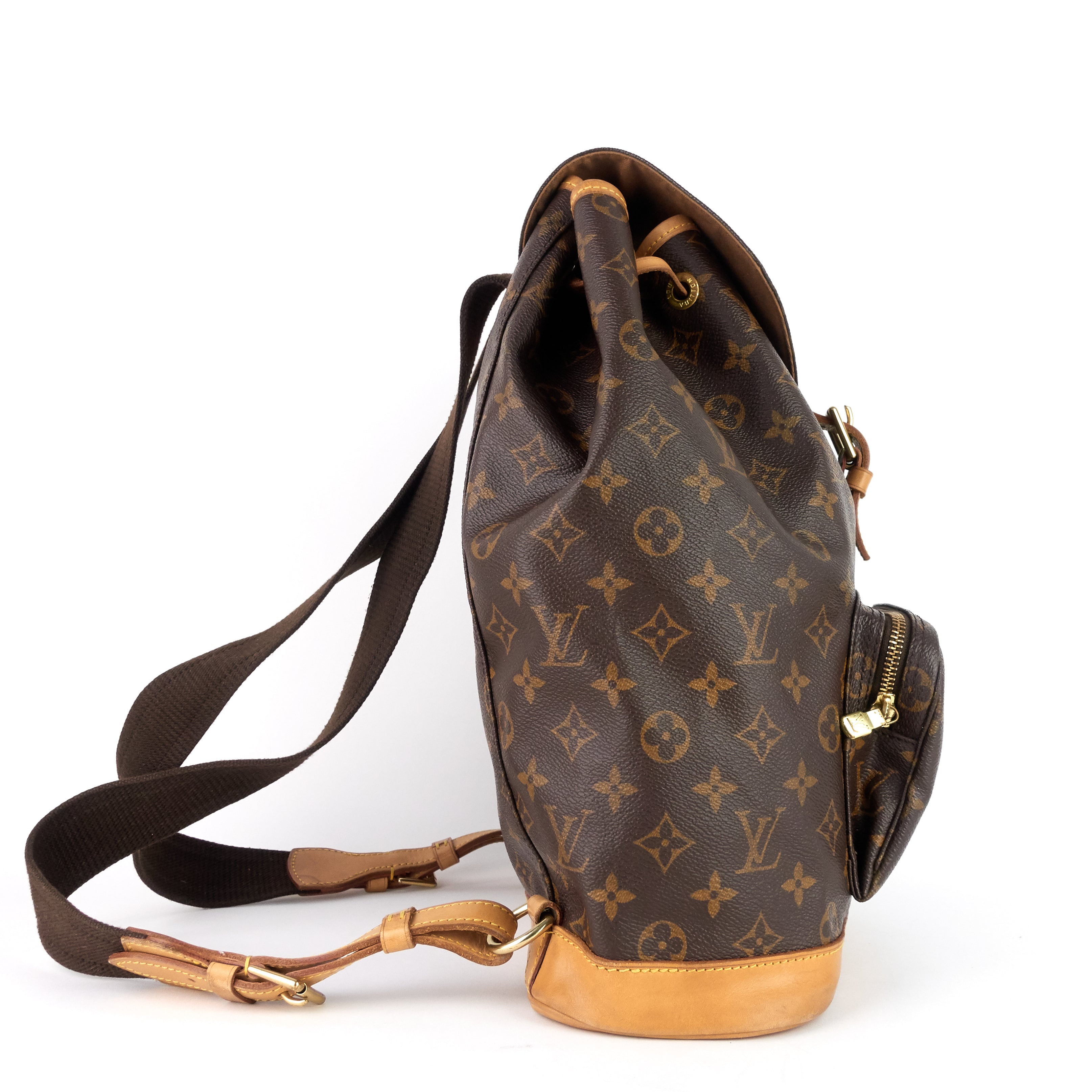 Louis Vuitto Montsouris GM Monogram Canvas Backpack Bag