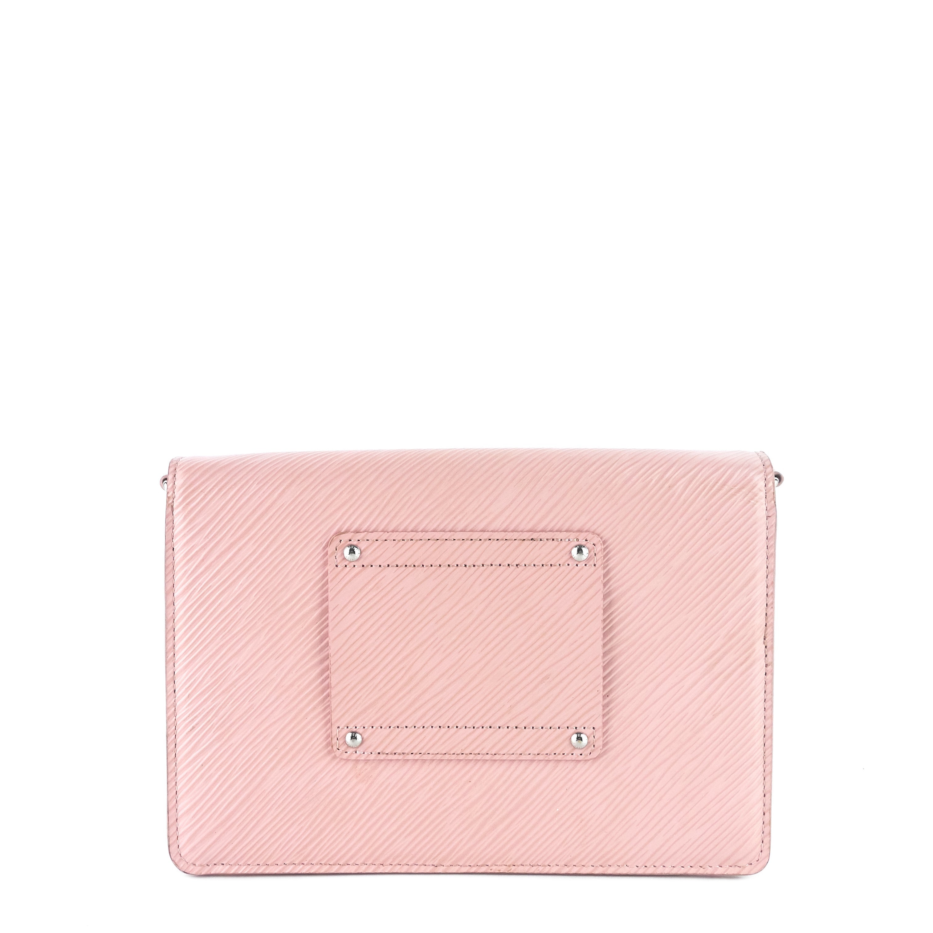Louis Vuitto Twist Belt Pink Epi Leather Wallet on Chain Bag
