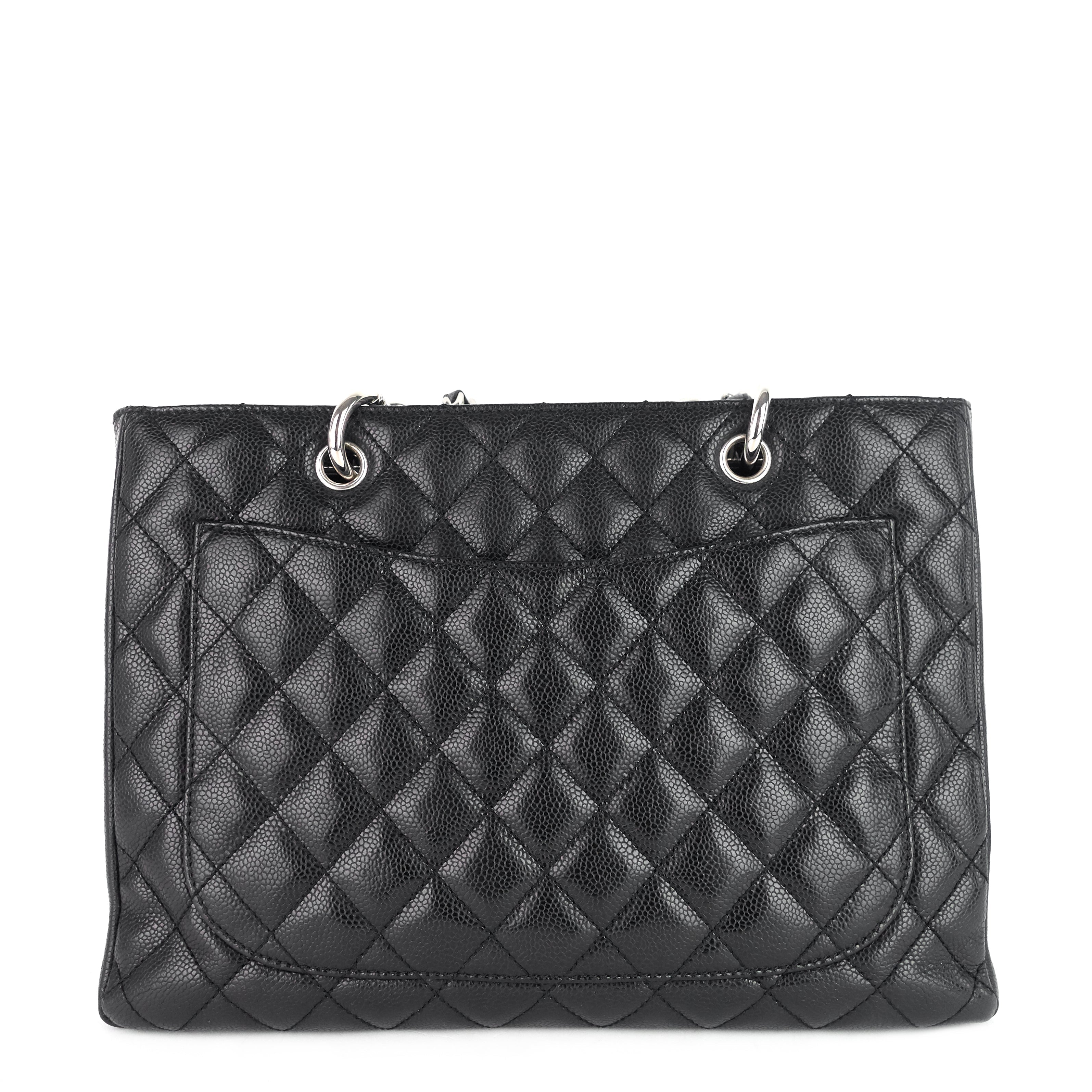 Chanel Grand Shopping Tote GST Caviar Leather Bag
