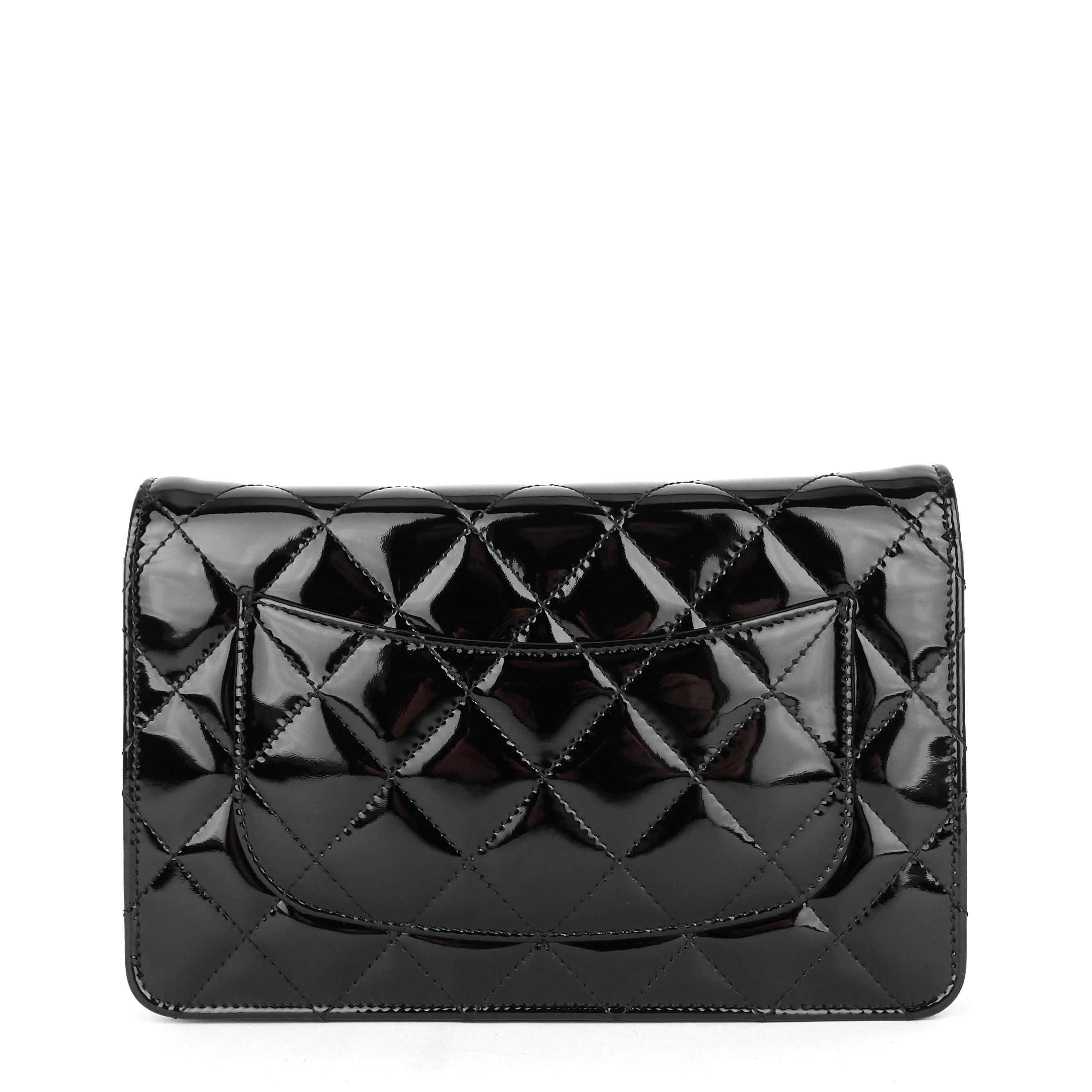 Chanel Patent Leather Wallet on Chain Bag