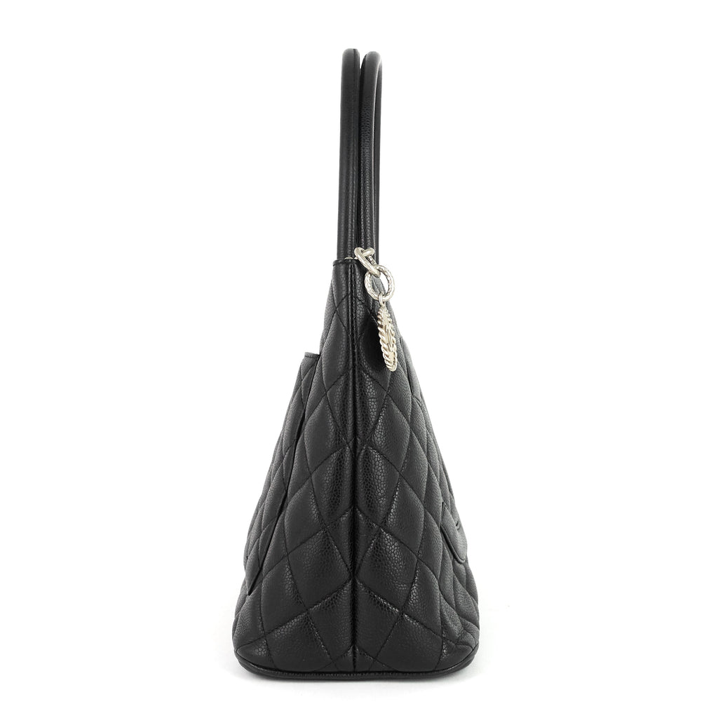 Chanel Medallion Caviar Tote Bag