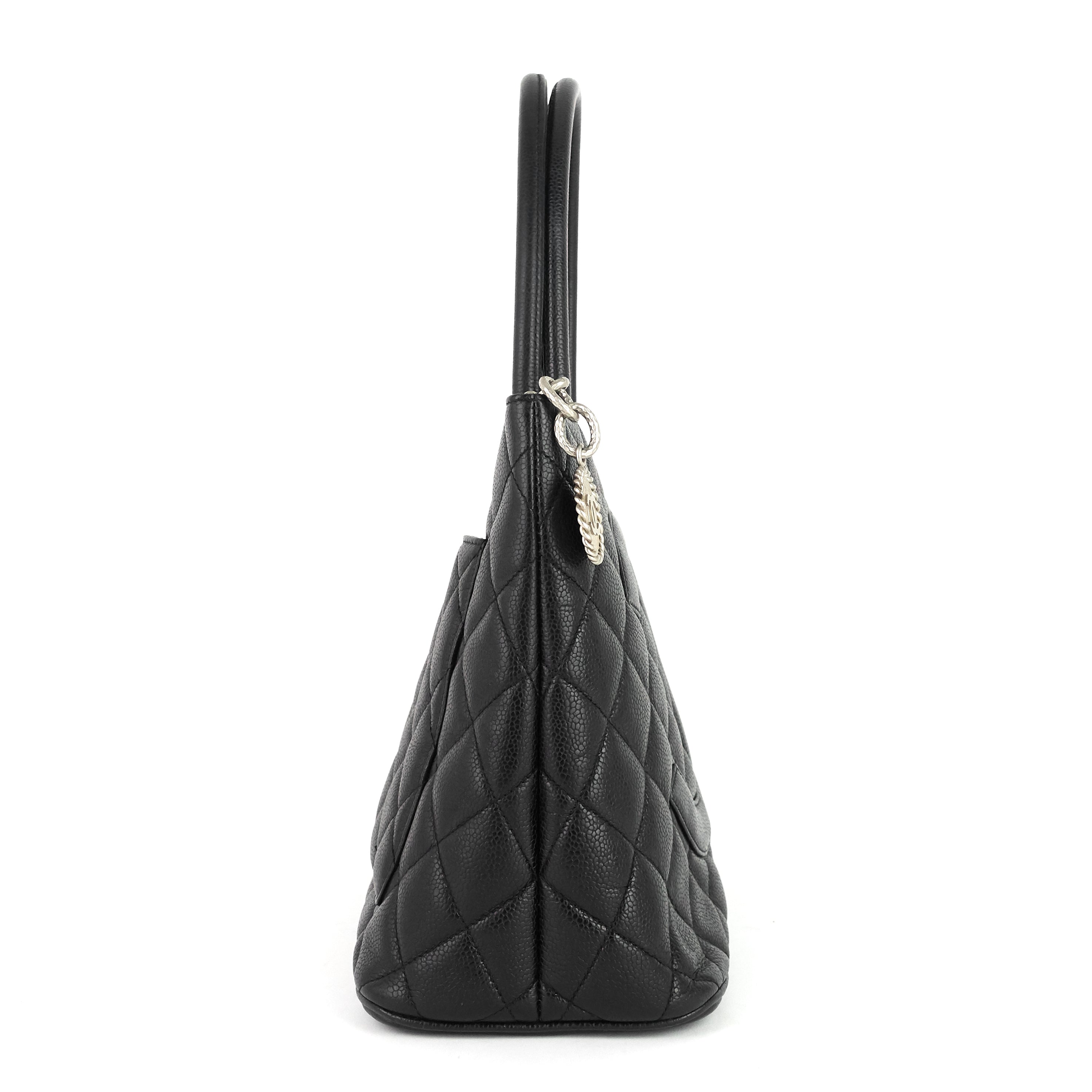 Chanel Medallion Caviar Tote Bag