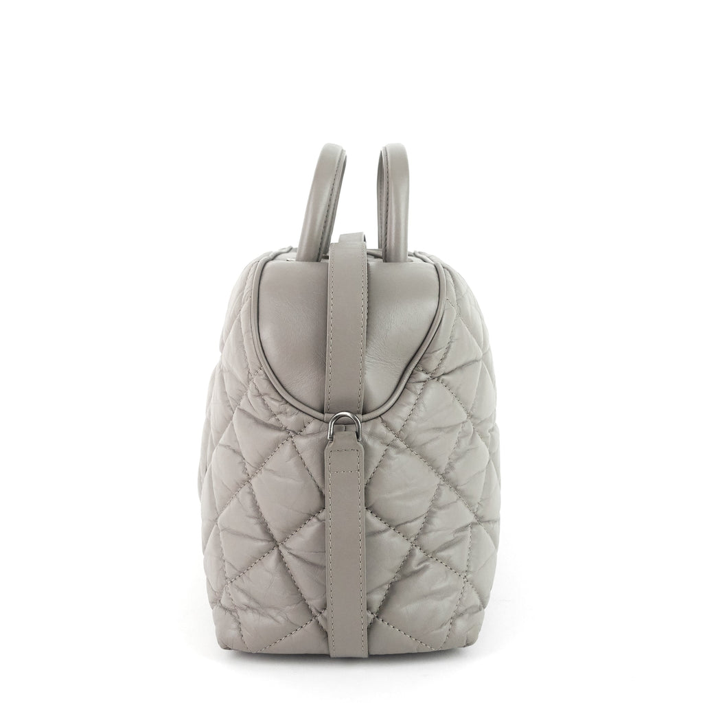 Chanel Aged Calfskin Small Bowling Bag