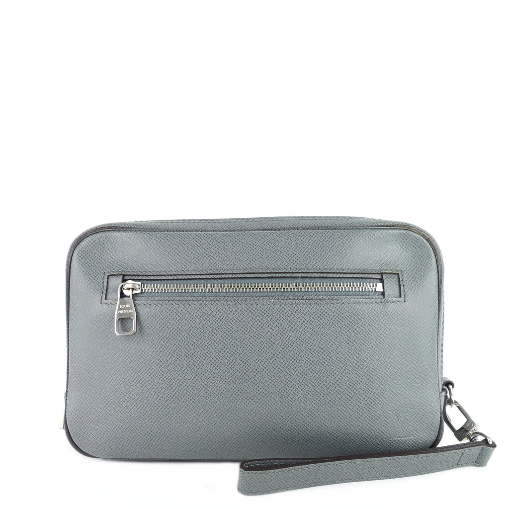 Louis Vuitto Pavel Taiga Leather Clutch Bag