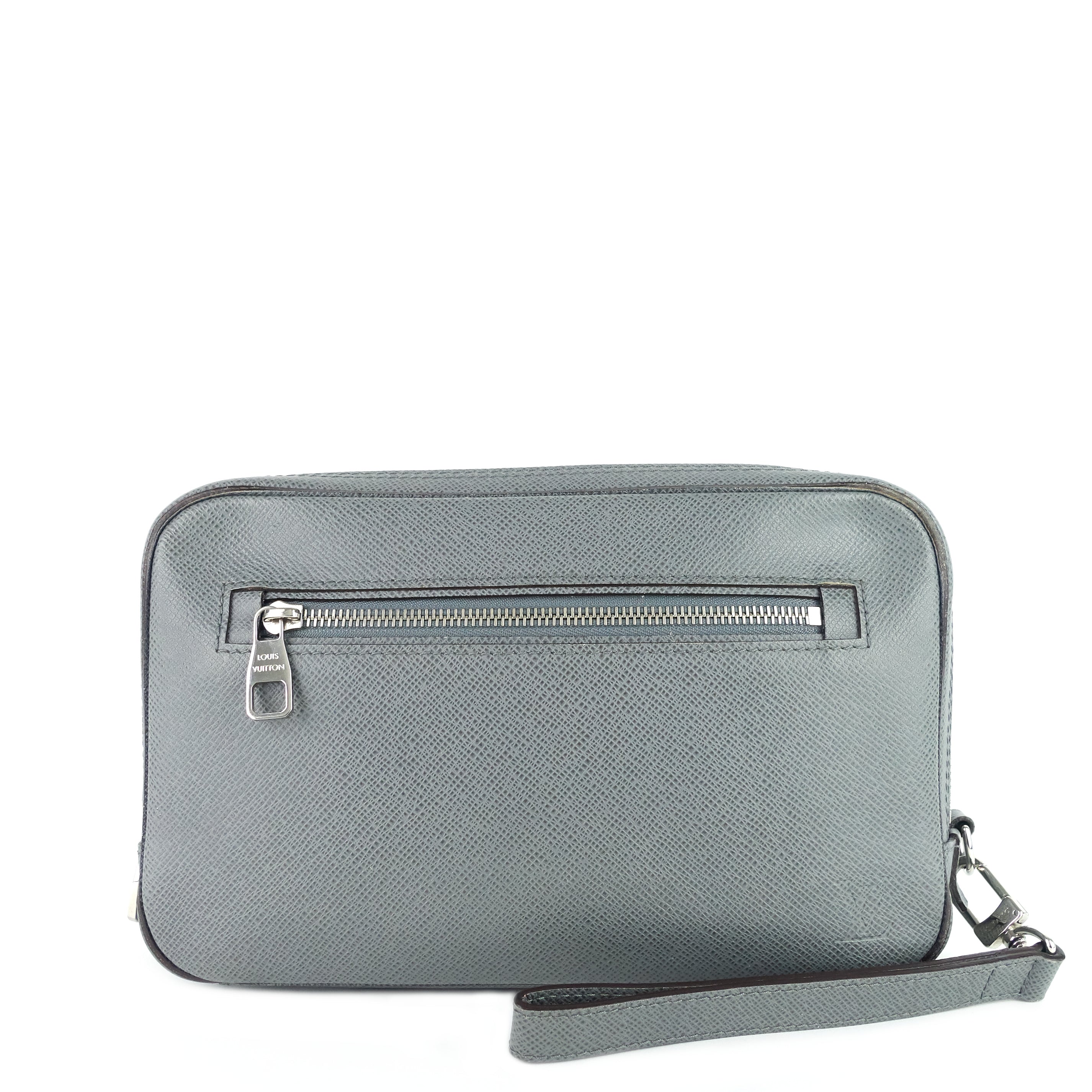 Louis Vuitto Pavel Taiga Leather Clutch Bag