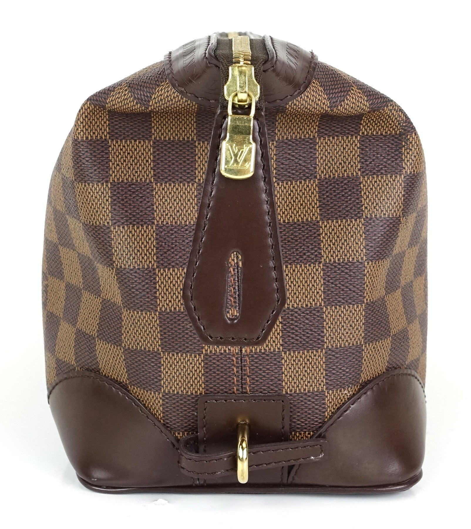 Louis Vuitto Trousse Vaslav Damier Ebene Canvas Clutch Bag