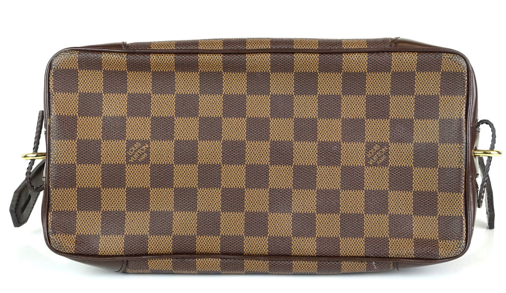 Louis Vuitto Trousse Vaslav Damier Ebene Canvas Clutch Bag