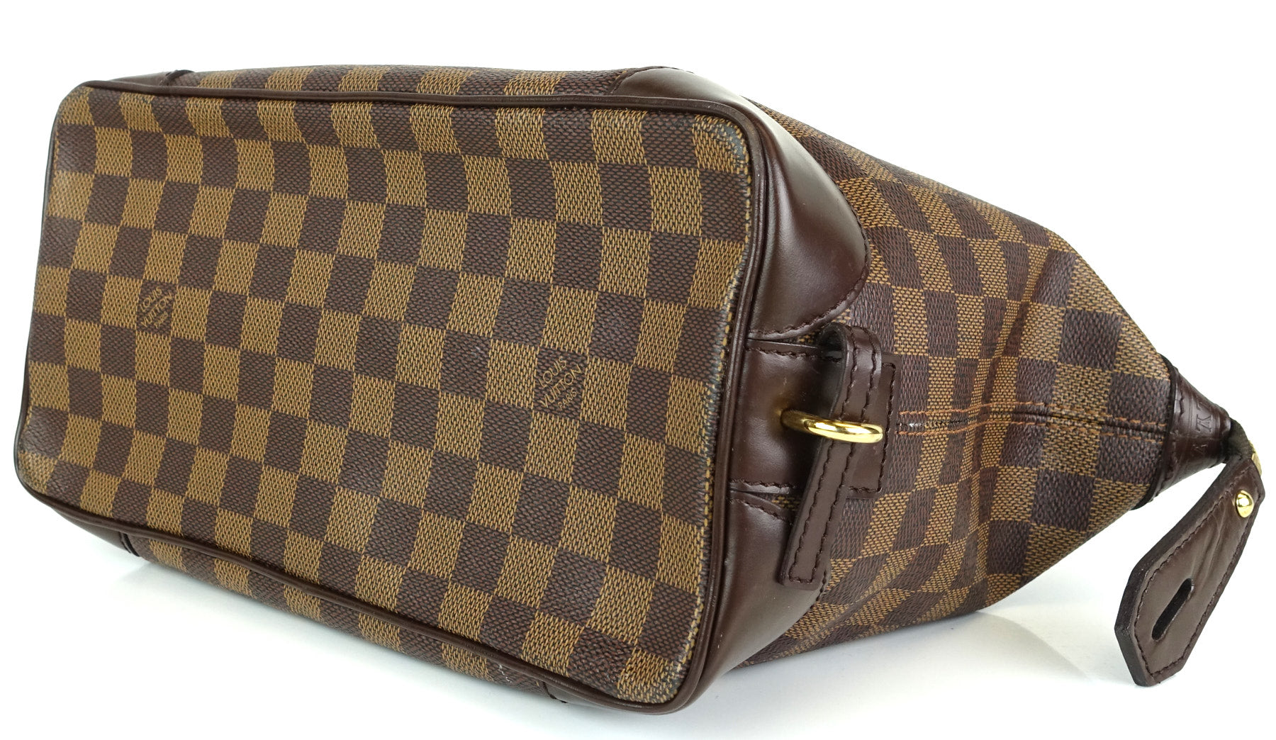 Louis Vuitto Trousse Vaslav Damier Ebene Canvas Clutch Bag