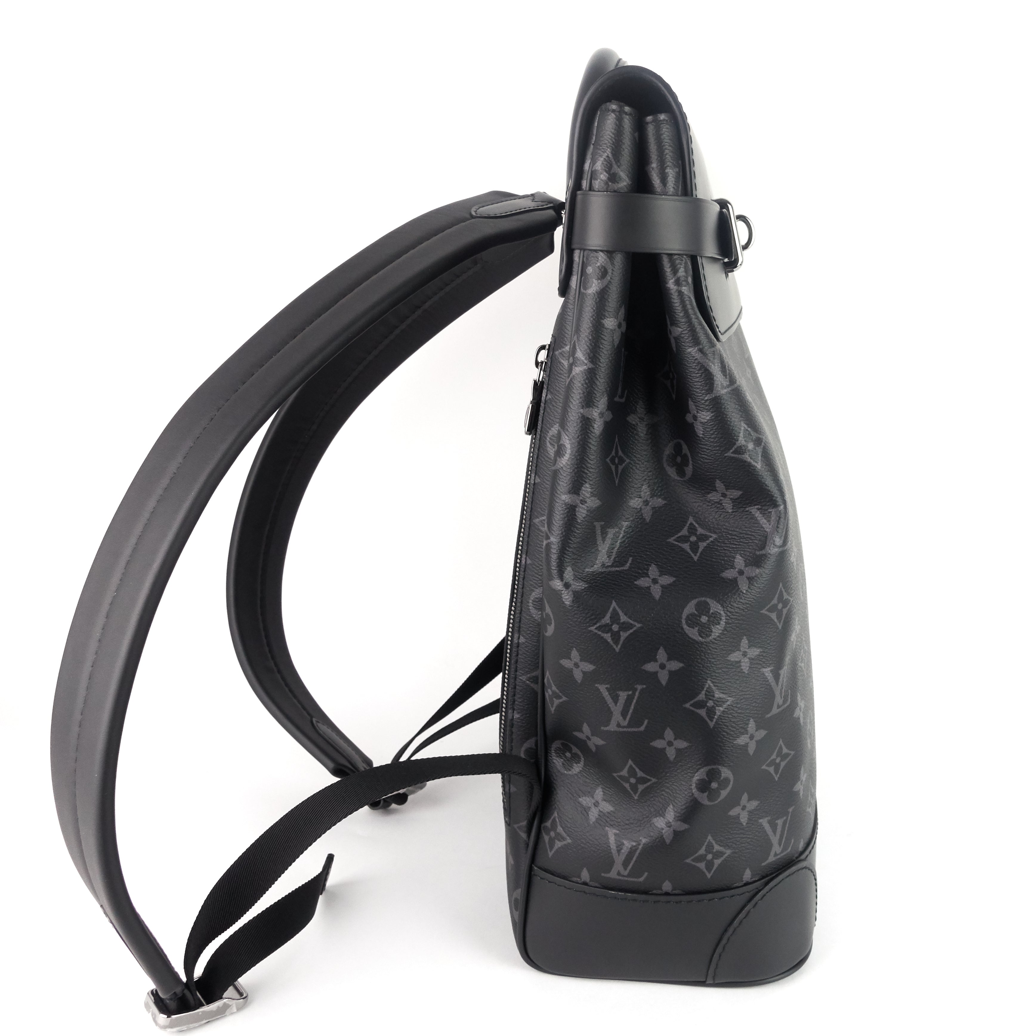 Louis Vuitto Steamer Monogram Eclipse Canvas Backpack