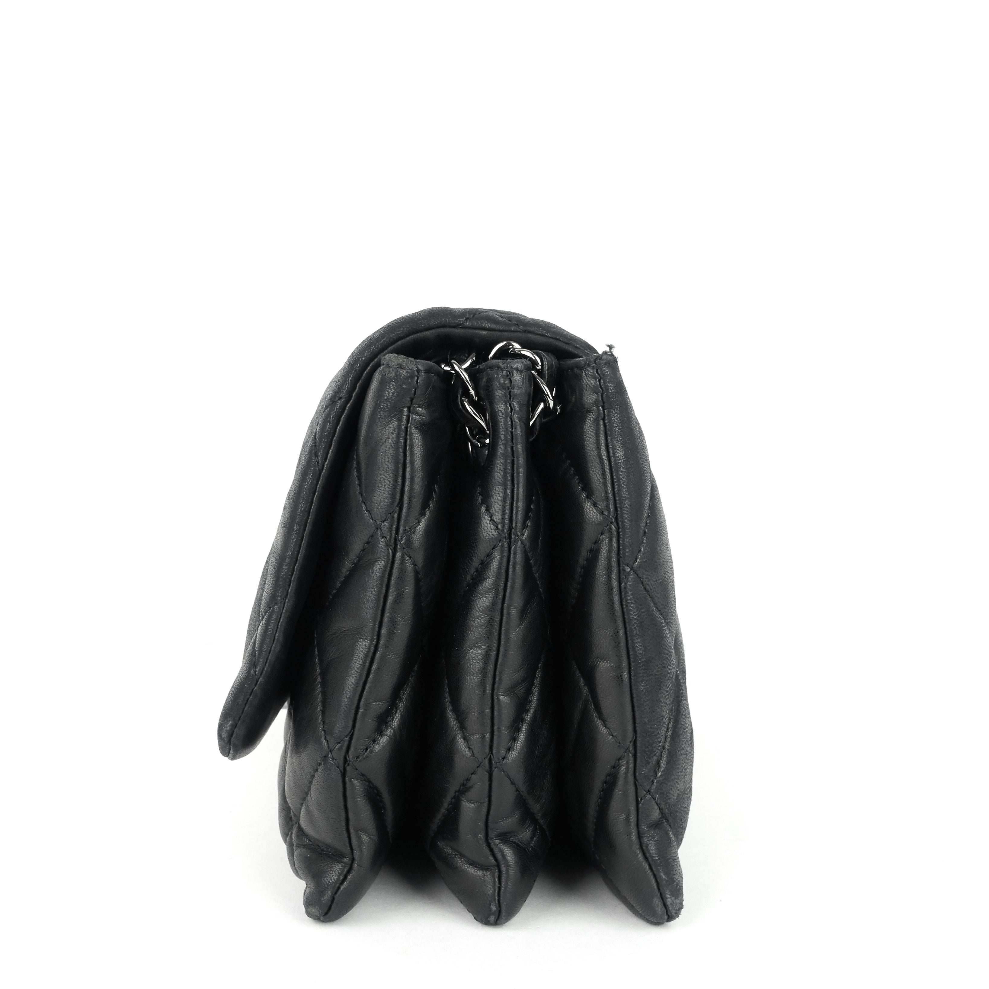 Chanel Accordion Lambskin Flap Bag