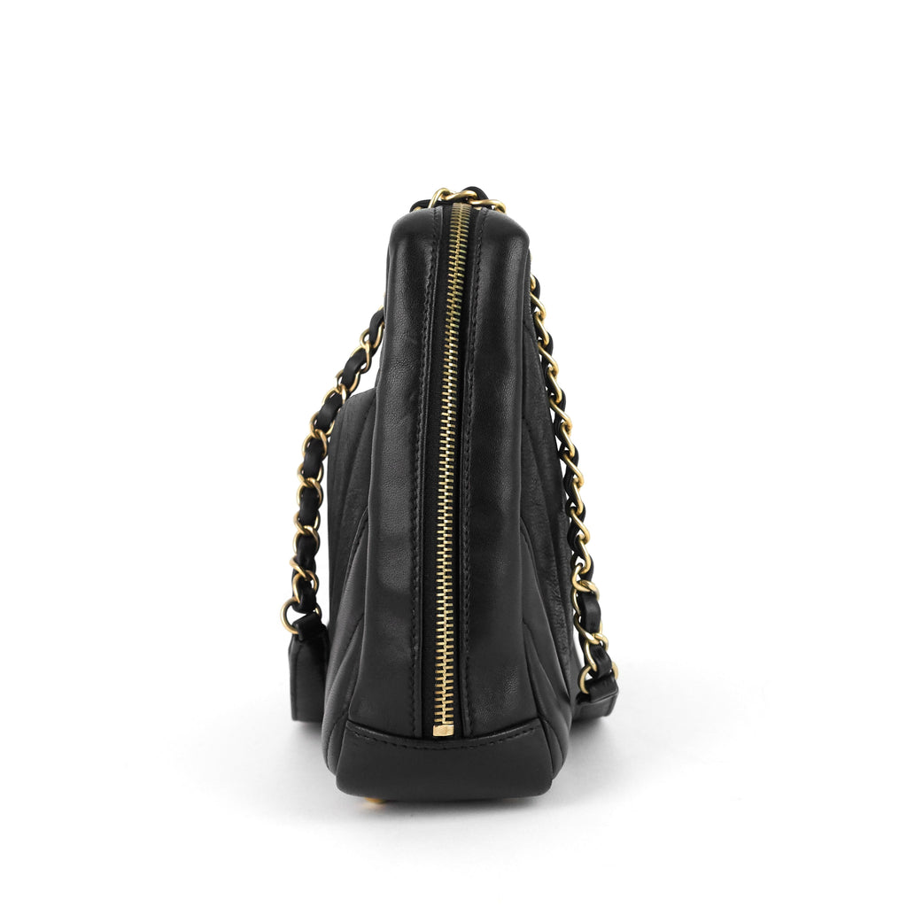 Chanel Chevron Quilted Lambskin Camera Bag