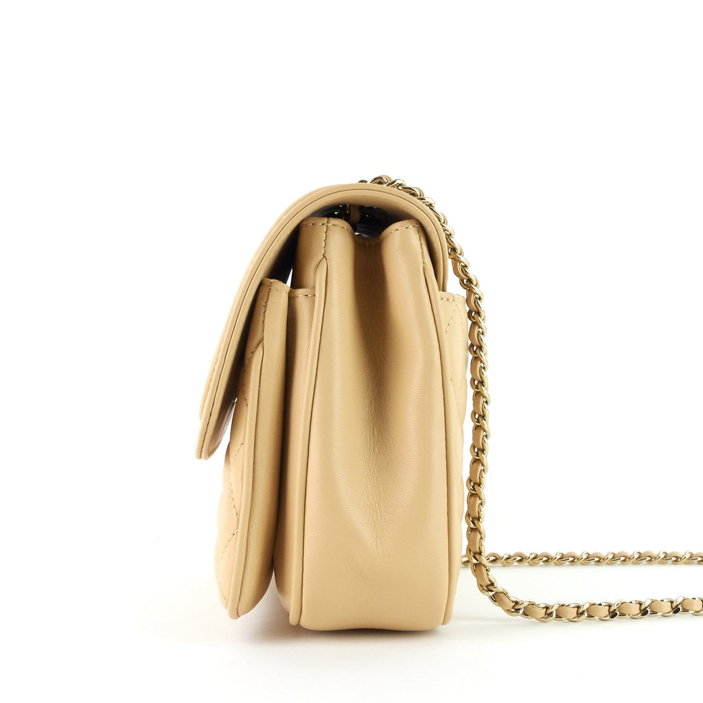 Chanel Lovely Day Square Lambskin Flap Bag